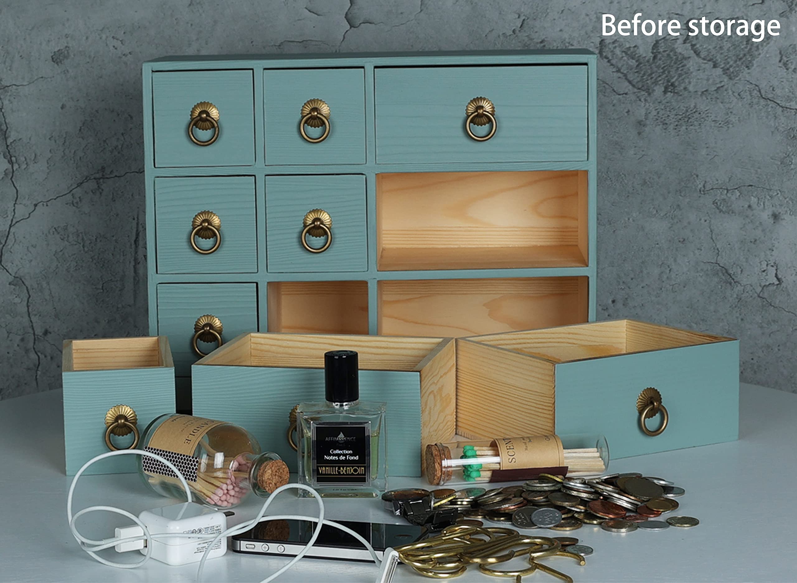 Amazon.co.jp: 1個 伝統的な無垢材 小 中国の薬箱 l ヴィンテージで