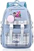 LMT backpack4 Demon K Pop Singer Backpacks Kindergarten School Bag Boys for Aged 3-14 Years, 40cm x 30cm x 11cm Toddler Backpack School Rucksack, Children's Schoolbag Waterproof for Kids