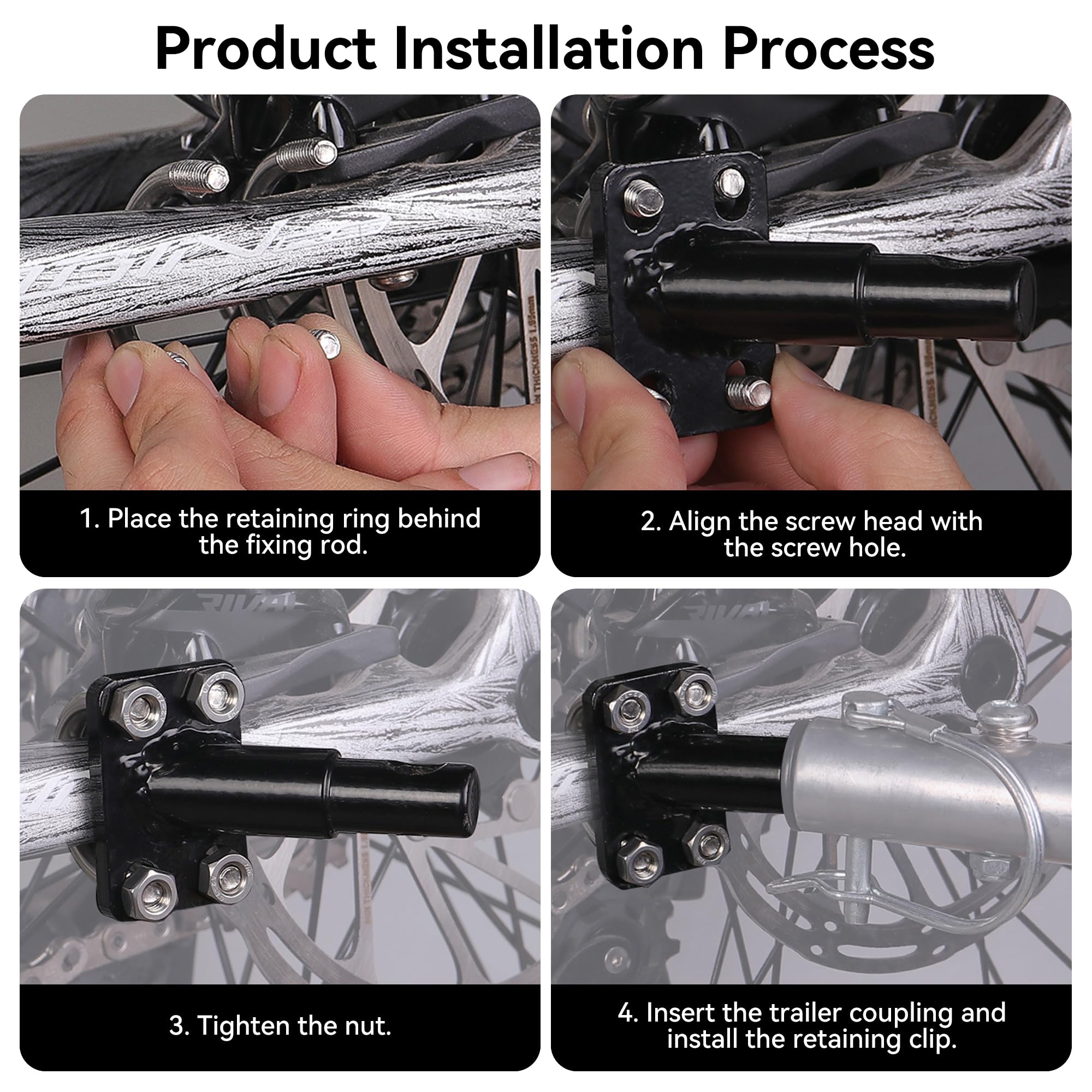 Raccord d'attelage de remorque de vélo Schwinn Instep adaptateur enfants chiens accessoires connecteur 2025