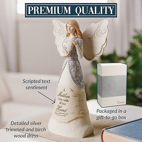 Vista 235 de Pavilion Gift Company Elements Daughter - Figura de ángel guardián, 6 pulgadas, color rojo