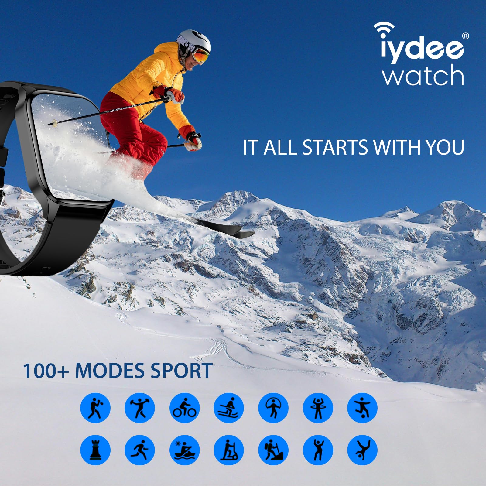 Smart Watch Bluetooth AMOLED HD 2.04