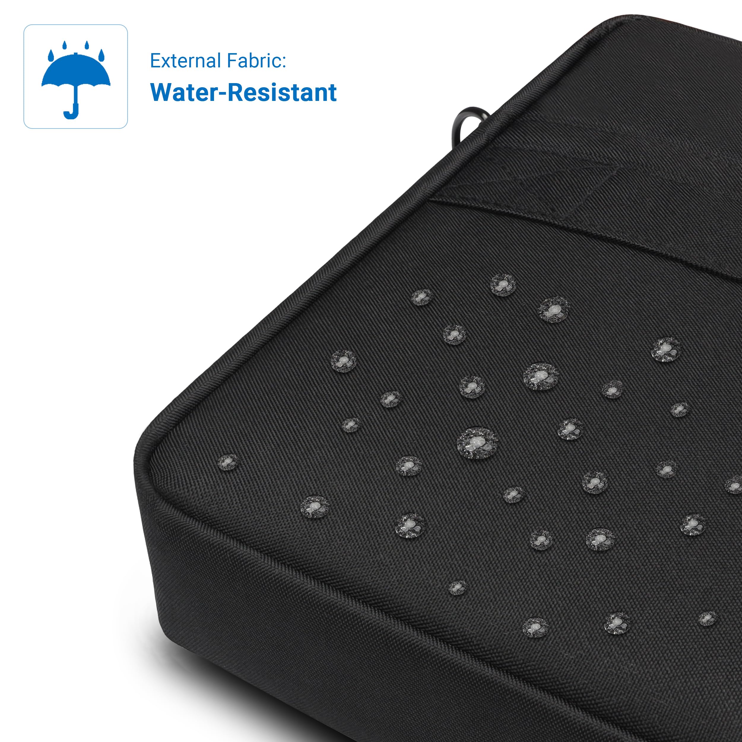 TECOOL Sacoche Ordinateur 17-17.3 Pouces,Pochette SAC Bandoulière Portable 17 Pouces pour 17-17,3" Lenovo Acer ASUS Dell HP Notebook,Protection Housse SAC de Mallette Ordinateur PC Portable 17",Noir
