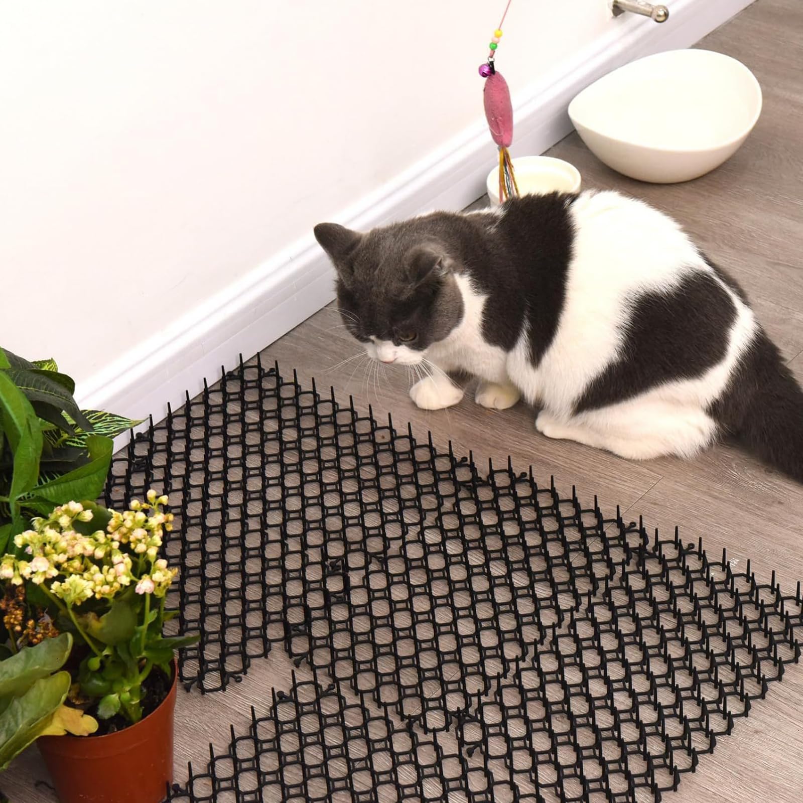 Katzenabwehr Matte Mit Spikes – 15 Stück, Je 20x40 Cm, Für Garten & Haus, Inkl. Befestigung