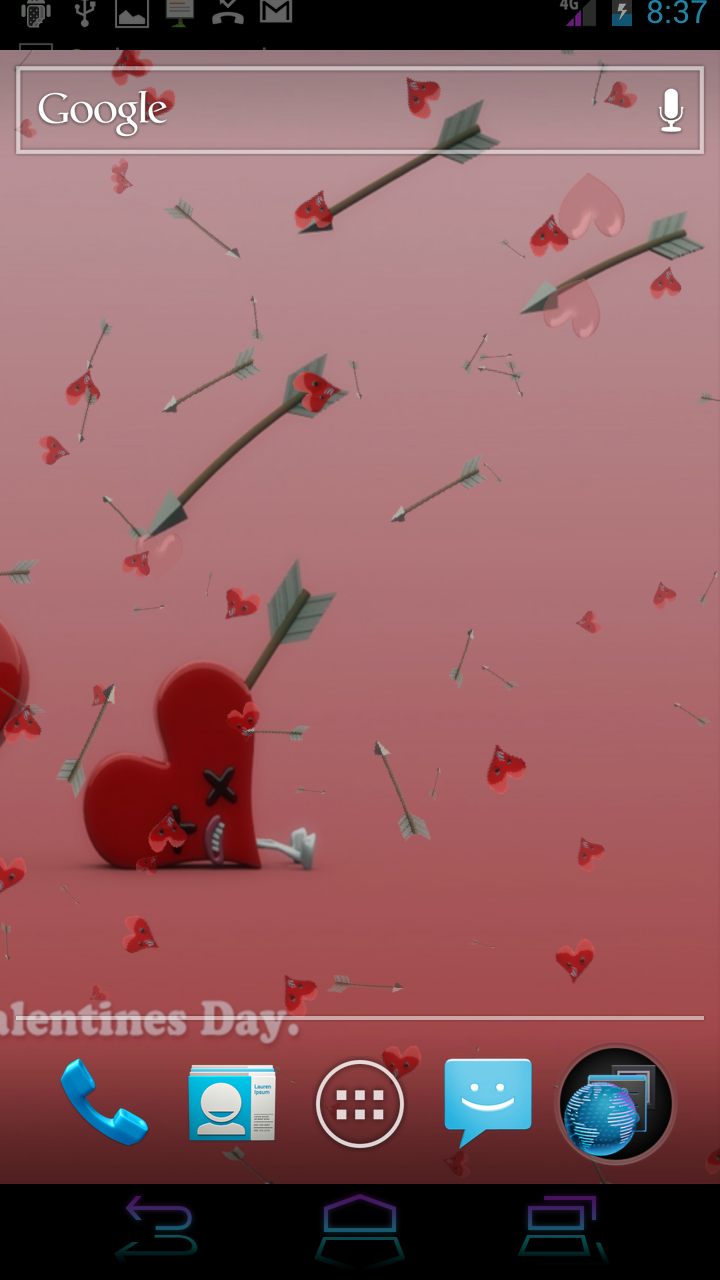 Live Wallpaper - Happy Valentine's Day - Falling Hearts - App on Amazon