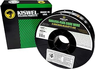 (Made in USA) Kiswel USA K-NGS E-71TGS 0.030in. Dia 10lb. Gasless-Flux Core Wire Welding Wire