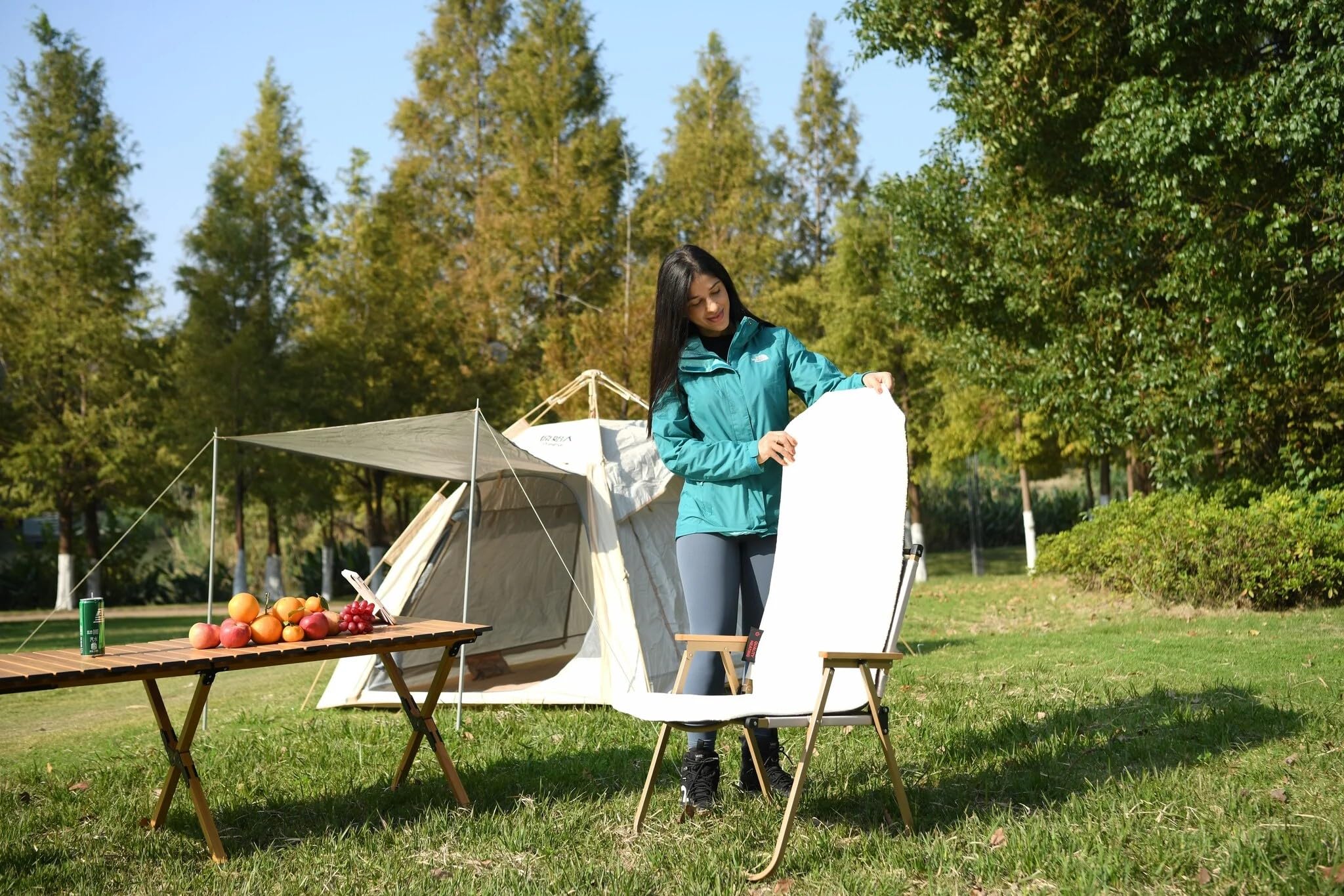 Warmy Manta Calor para Silla - 40x135cm, inalámbrico y recargable, manta eléctrica infrarroja, 3 posiciones, 10W, Off-White