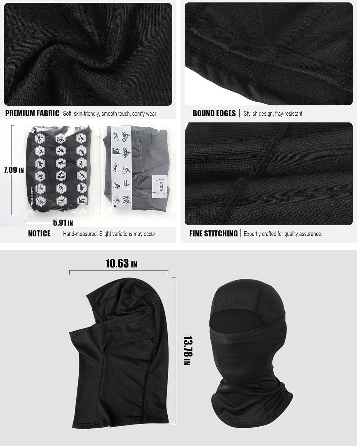 Dirt Bike Goggles ATV Motorcycle Motocross Goggles with Balaclava Cover Face Mask, Unisex for Women Men Youth Teens - Image 7