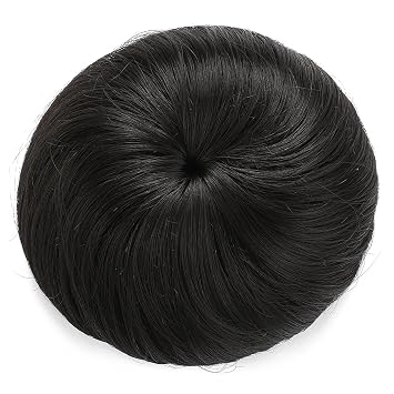Onedor Synthetic Fiber Hair Extension Chignon Donut Bun Wig Hairpiece 2# - Darkest Brown