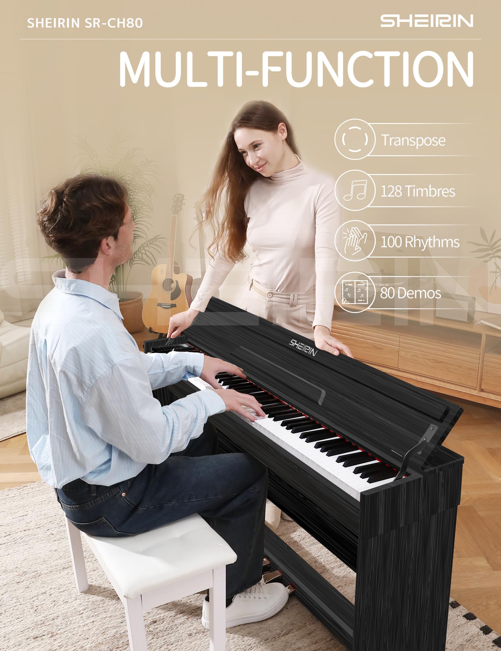Amazon.com: SHEIRIN Digital Piano 88 Key Weighted Stand Cover