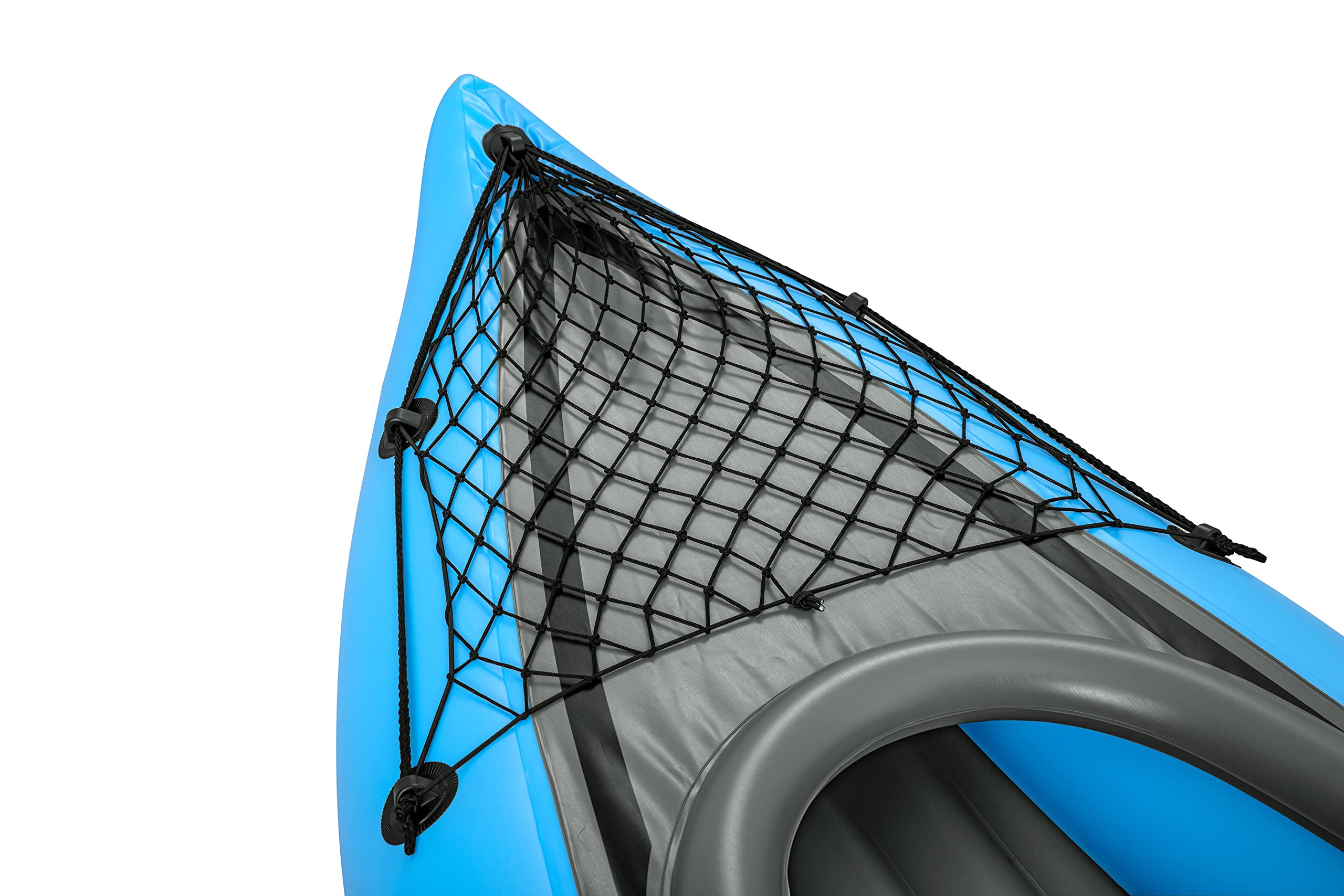 Hydro-Force Cove Champion, set kayak gonfiabile per 1 persona con pompa a mano, pagaie, borsa per il trasporto, blu