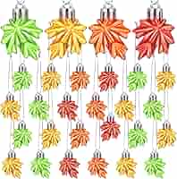 21 Stück Holzanhänger Ahornblätter Zum Bemalen - Vorgebohrte DIY Deko 9x8cm