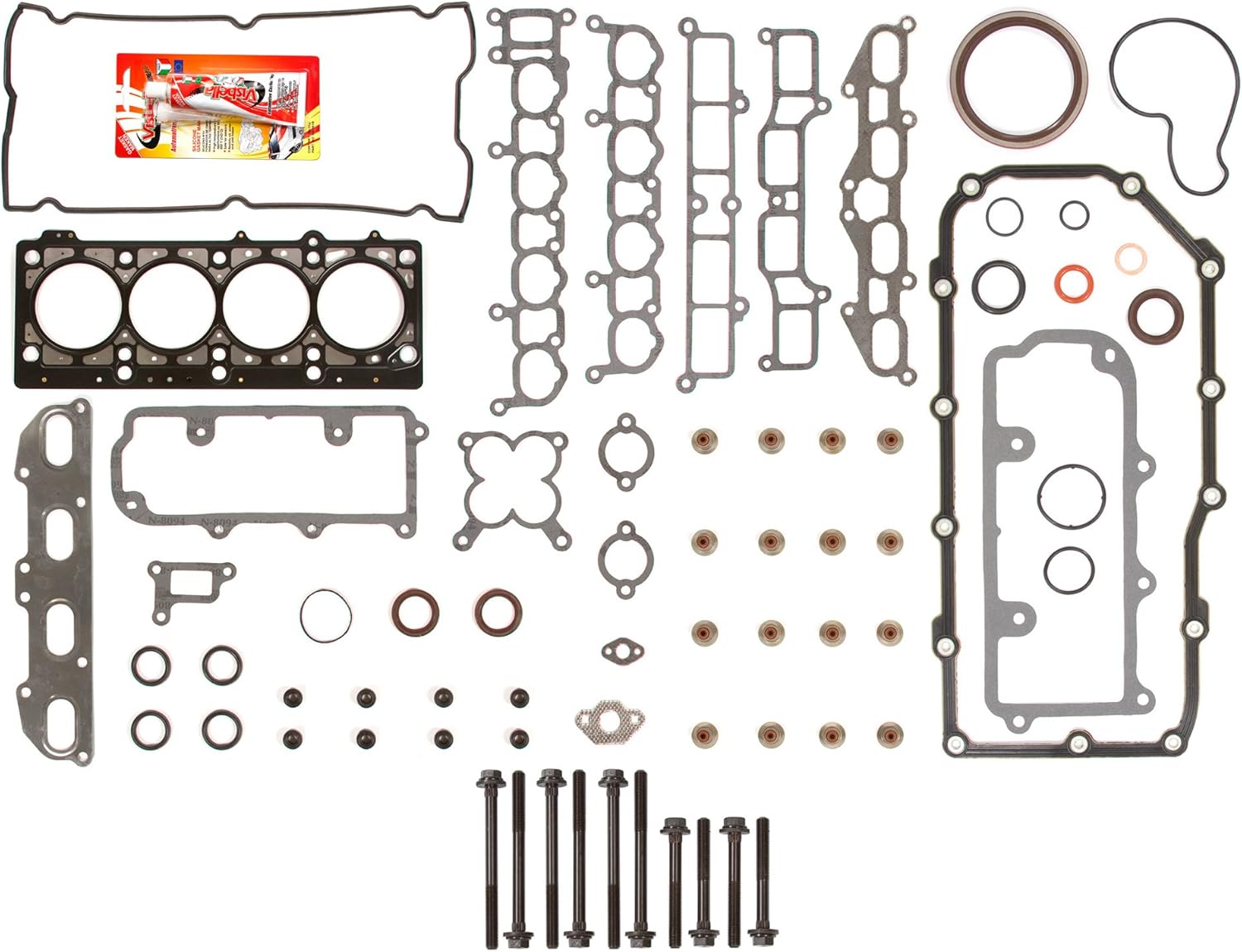 Compatible With 95-99 Dodge Neon Chrysler Mitsubishi 2.0 DOHC 420A Full Gasket Set Head Bolts