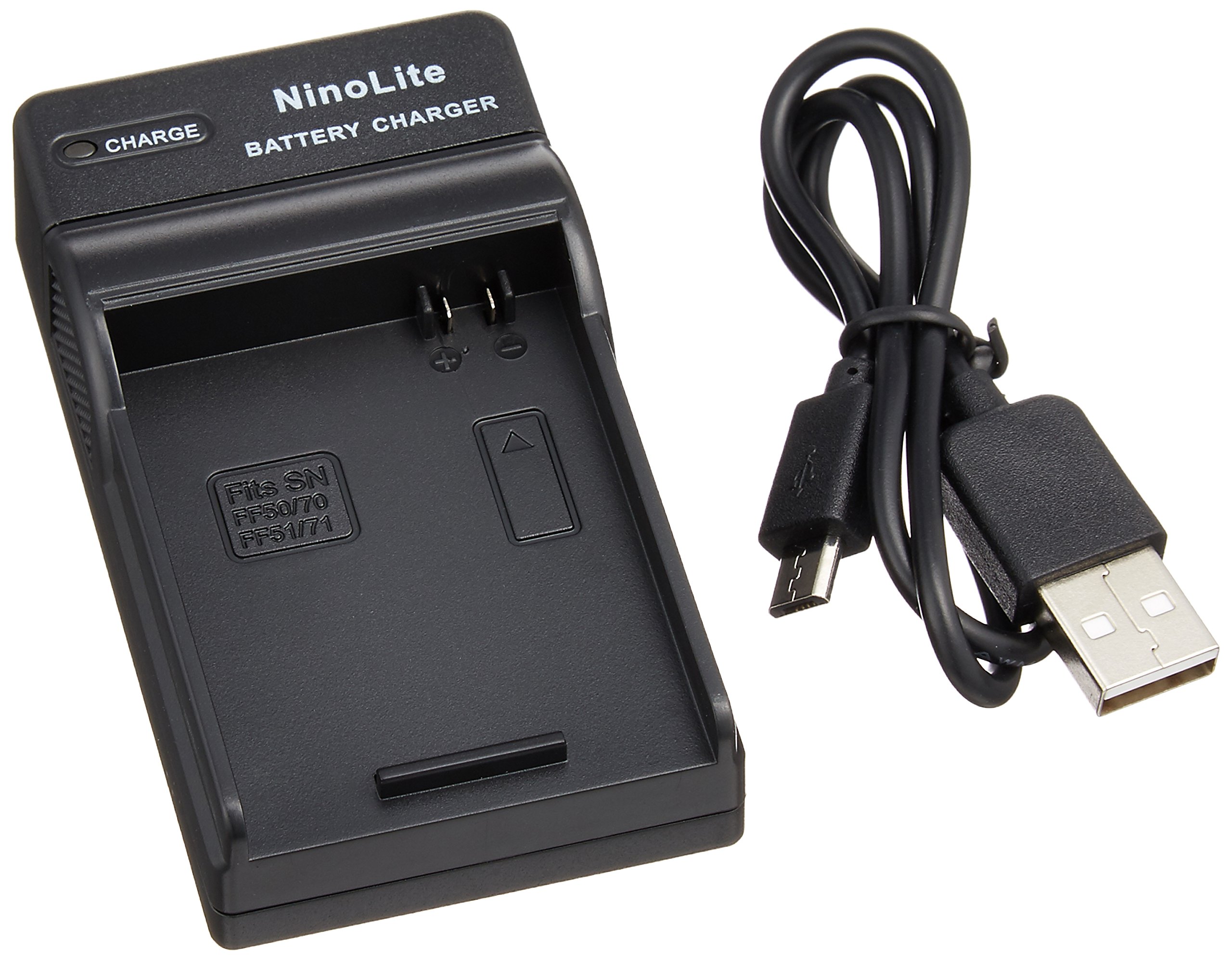 Amazon | NinoLite USB型 バッテリー 用 充電器 NP-FF71 NP-FF70 NP