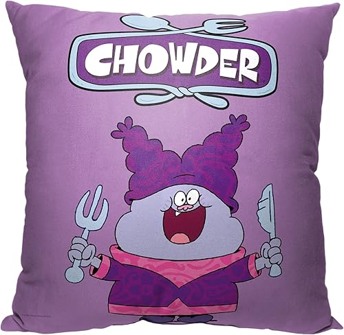 Northwest Chowder Cartoon Network's Pillow, 18 x 18 pulgadas