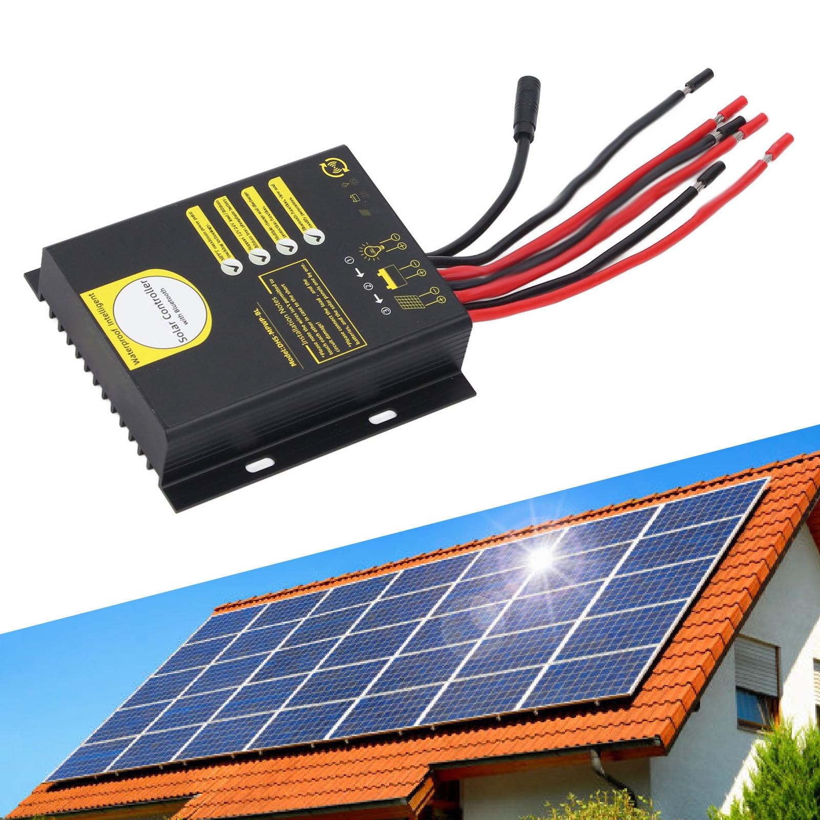 Régulateur solaire MPPT 20 A conversion DC DC et gestionnaire de batterie lithium