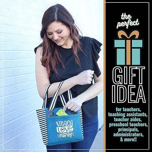 Miniatura 8 de Bolsa de almuerzo para profesores para el trabajo, regalos para profesores para mujeres, bolsa para profesores, mejor regalo para el día de