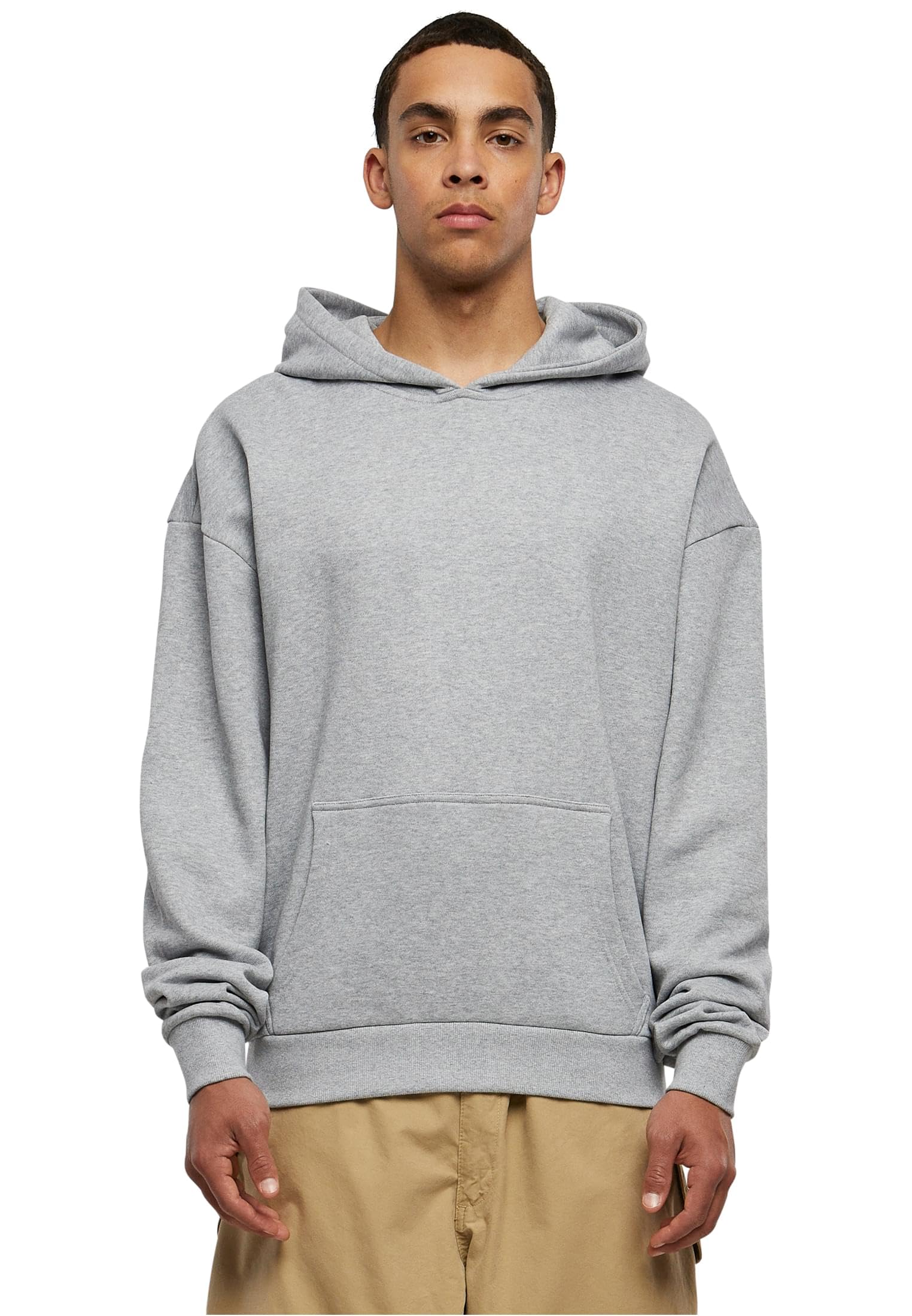 Urban Classics Men's Ultra Heavy Hoody Sweatshirt, Gray, XL