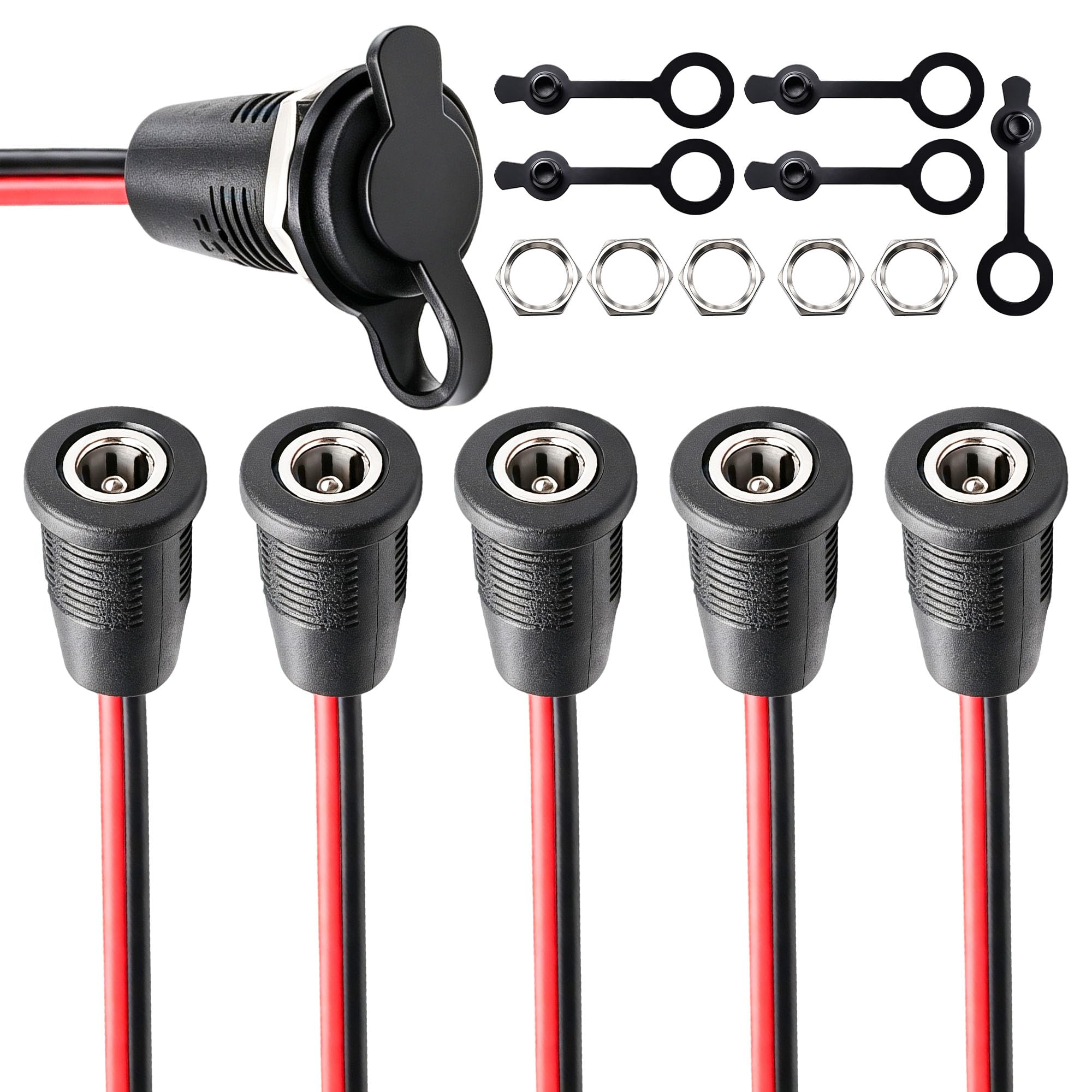 Amazon | weideer 10A DC-099 DC電源ジャックコードソケット 5.5x2.1mm