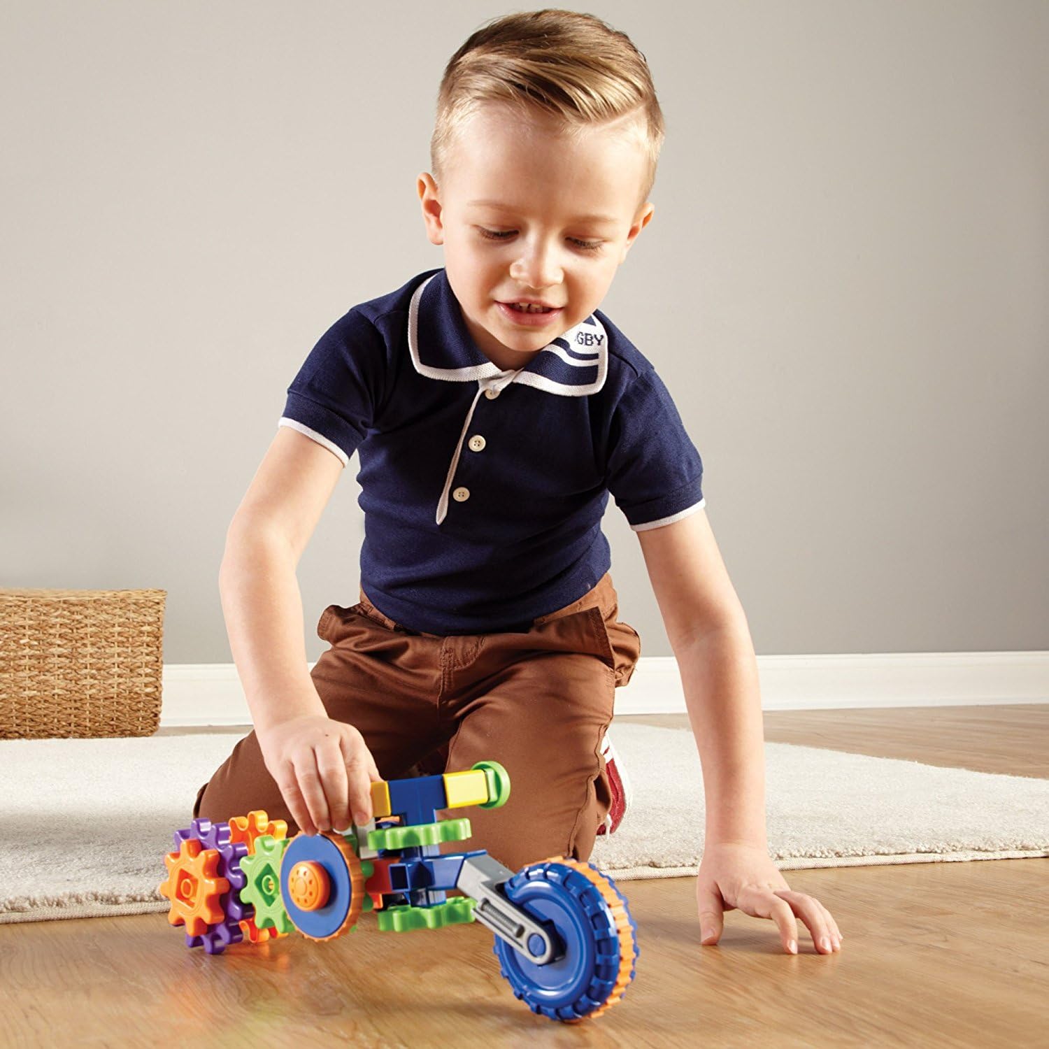 Learning Resources Gears! Gears! Gears! Cycle Gears, STEM Activities, Fine Motor Skills, Toddler Explorer Kit, Science and Construction, Boys and Girls Gifts, 30 Pieces, Ages 4+