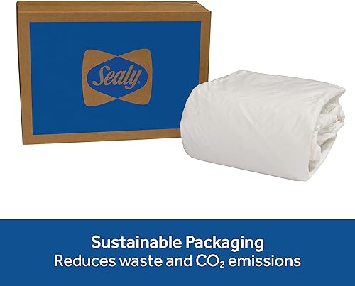 Miniatura 6 de Sealy Protector de colchón de protección completa tamaño individual
