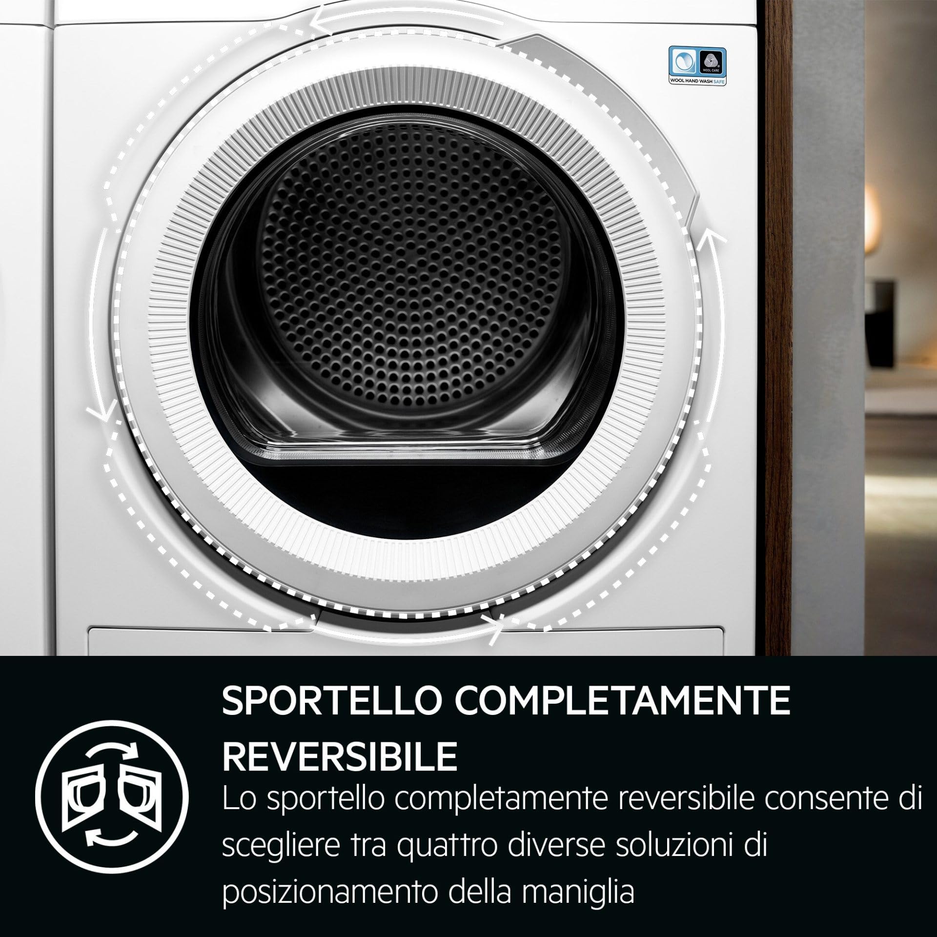 TR7HG9C - Asciugatrice 9 Kg, con Pompa di calore, Libera Installazione, Classe energetica C