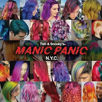 MANIC PANIC Silver Stiletto Temporary Amplified Hair Color Spray - 3.4oz - Icy Silver Shade with Lavender Tint - Vegan, Washes Out Easily, For All Hair Colors, Kids & Adults
