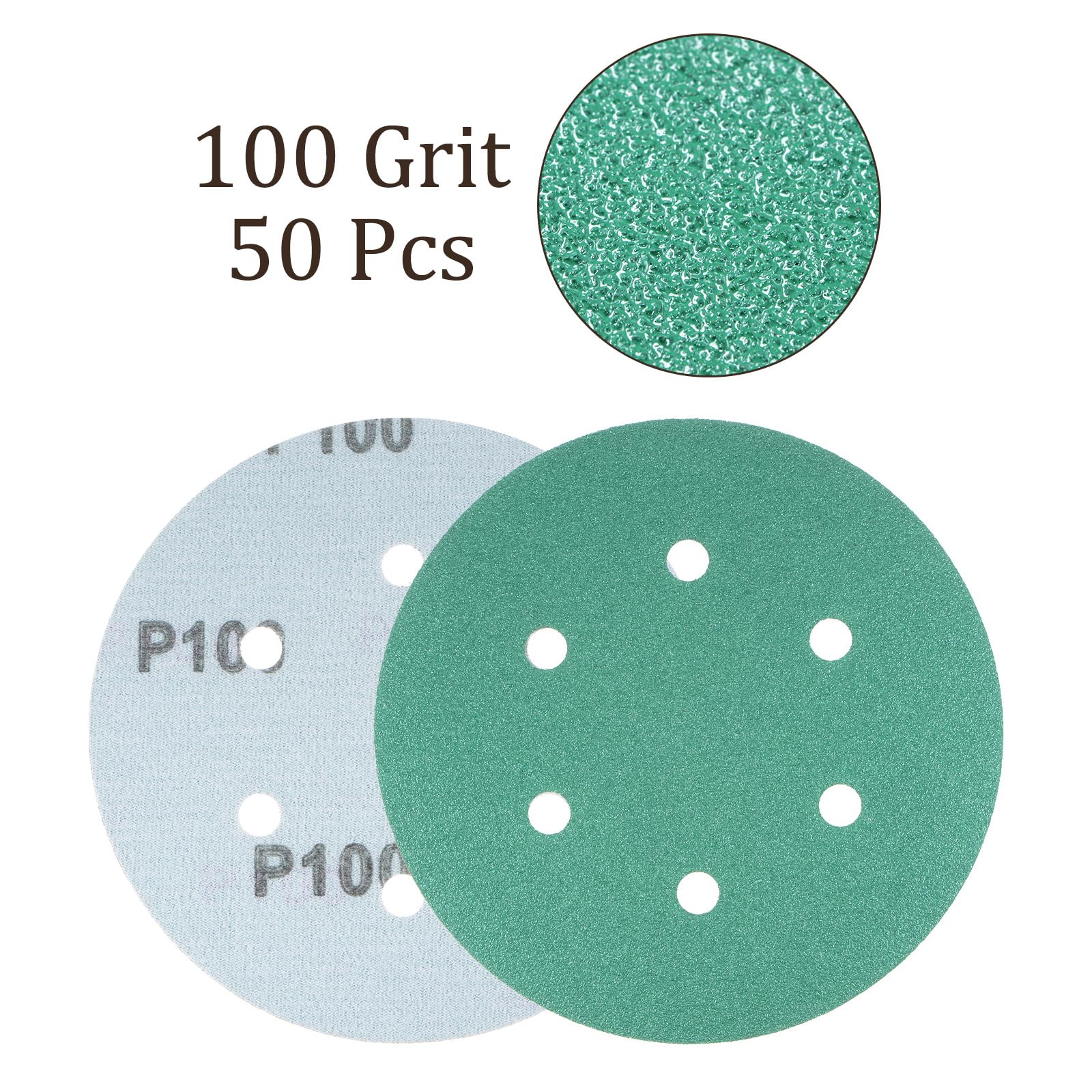 Kozelo 50pcs Green Film Sanding Discs - Image 4