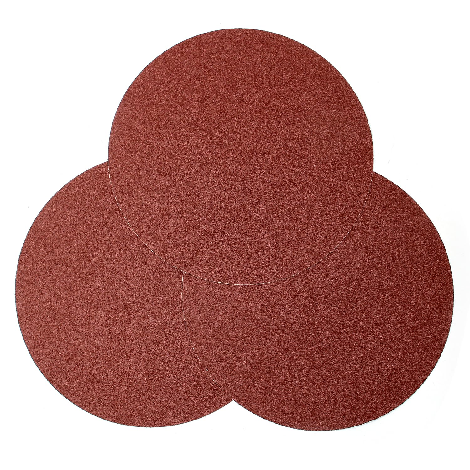 Utoolmart PSA Sanding Discs, 10-inch Self Stick Adhesive Back Sandpaper, 80 Grits No-Hole Aluminum Oxide Sanding Paper, for Random Orbital Sander,