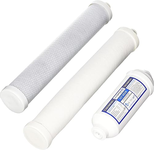 Hydronix HX CUL-3 Compatible Culligan AC-30 AC-15 RO 3 Juego de reemplazo de filtros para sistema de agua potable de ósmosis inversa, 12.5 x 5 x