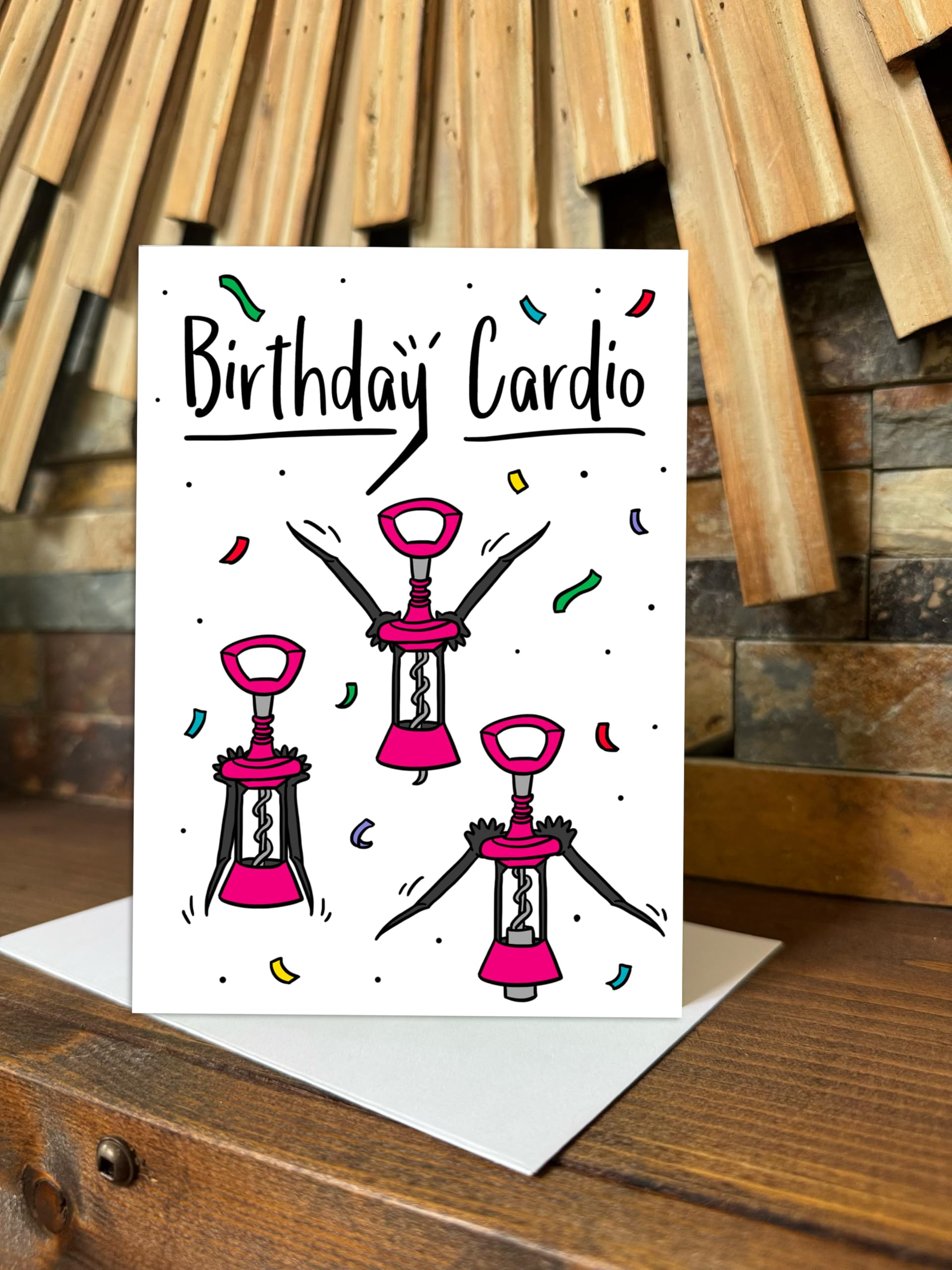 Funny Birthday Card, Wine Birthday Card, Happy