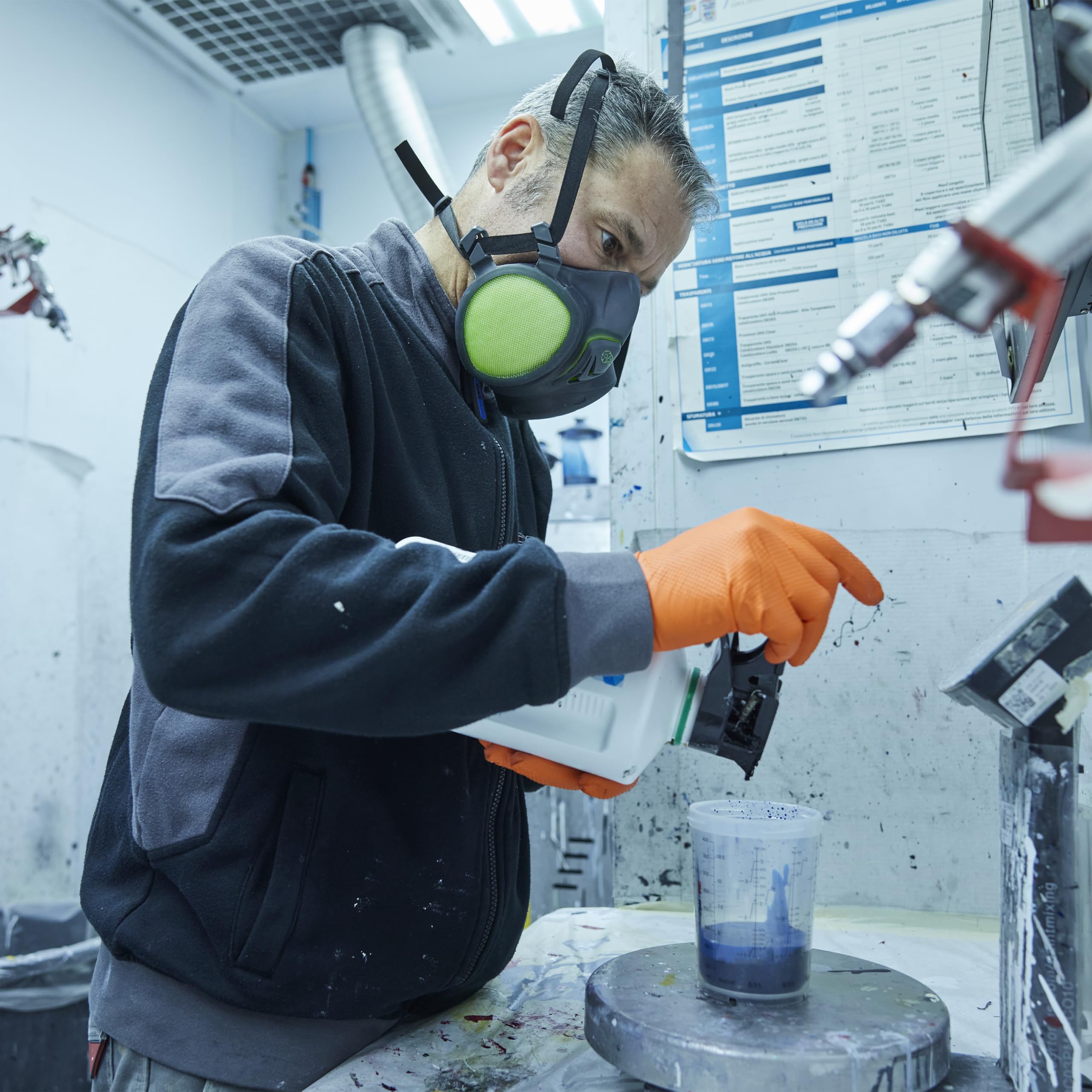 BLS 8400 Máscara de protección respiratoria sin mantenimiento