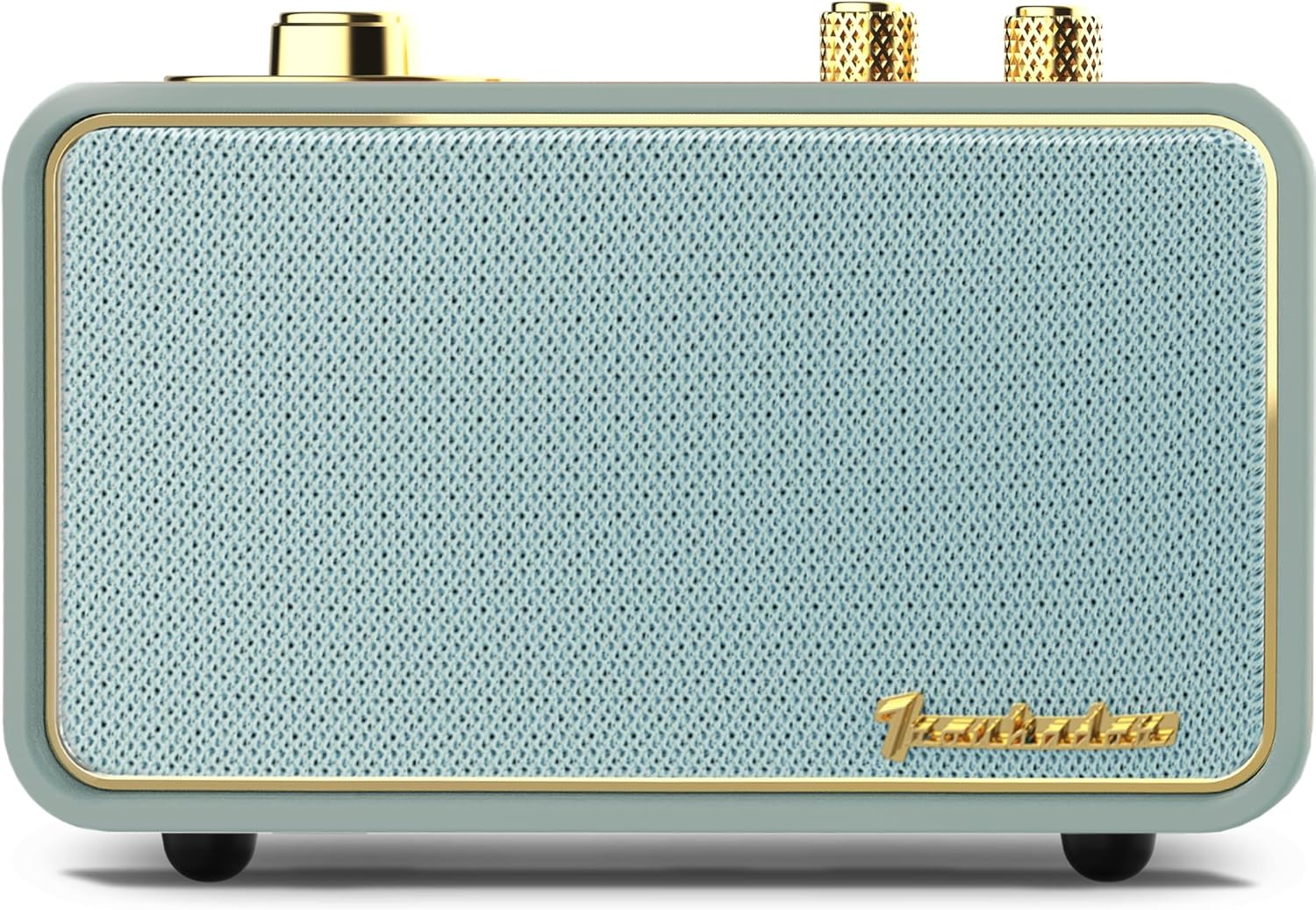 Retro Bluetooth Speaker - Vintage Wood FM/AM Radio, 10W Bass, 10H Battery, Interchangeable Faceplates, Portable Home Radio for Home & Gifts(Retro Green) - Image 2