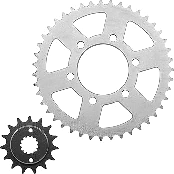 川崎 ジャネット Amazon.com: Caltric Front & Rear Sprockets Compatible with