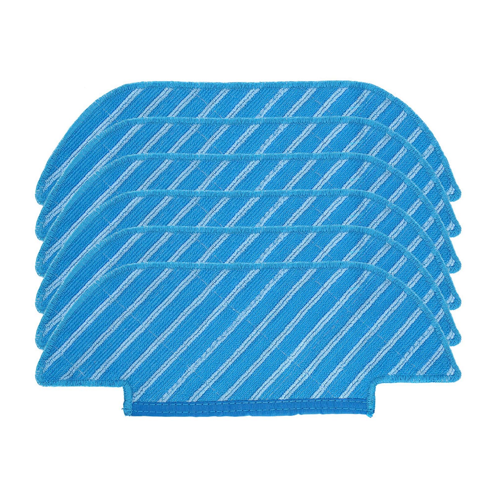 Tsophreniq 4 / 6pcs Robot Vacuum Mop Mopping Pad Clean Cloth Sweeper Mop Pad for K720 DK33 DK35 Spare Part Sweeping Machine Clean Cloth Easy to Use Accessories