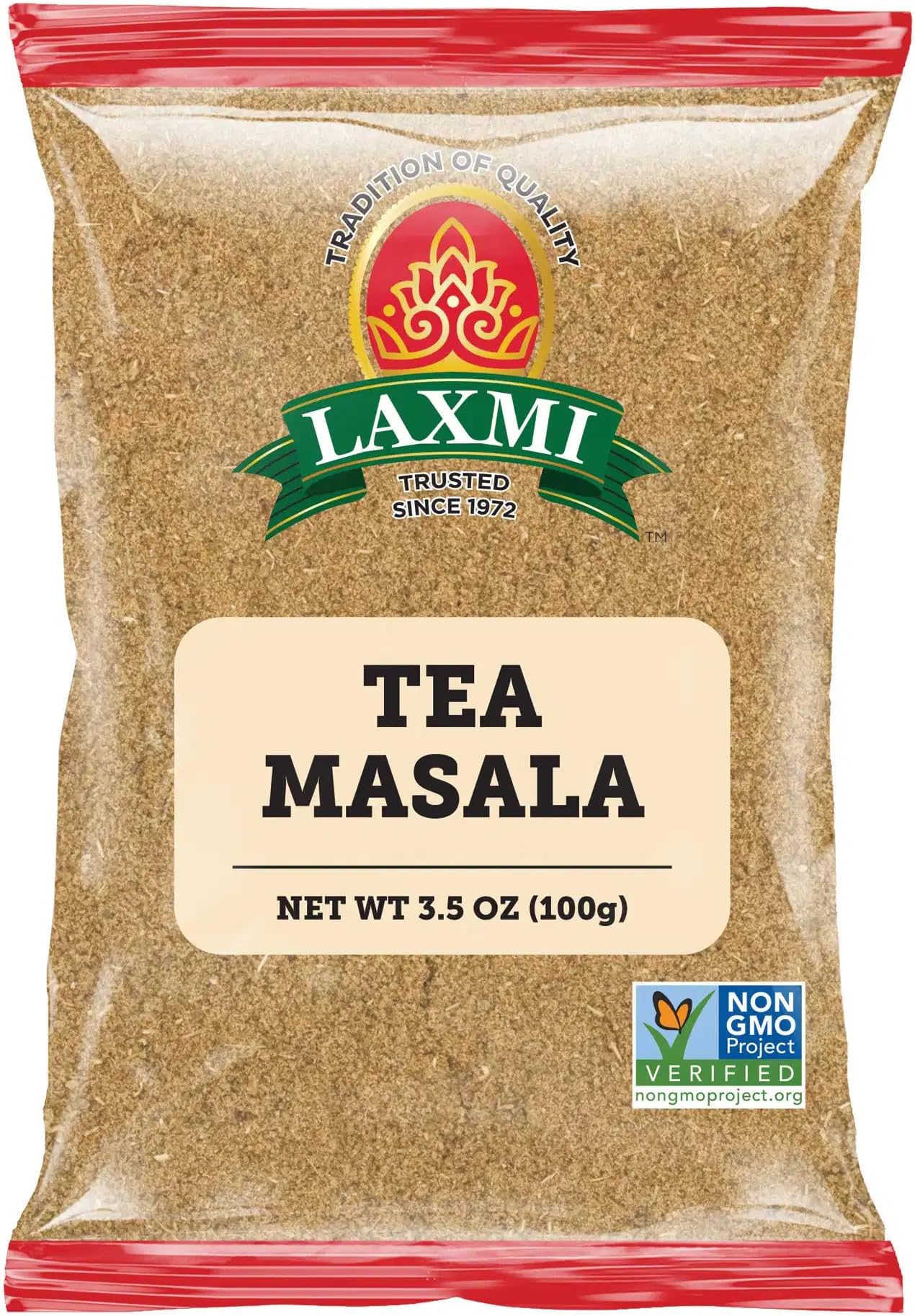 Laxmi Natural Tea Masala - Traditional Indian Tea Masala - 3.5oz (2 Pack)