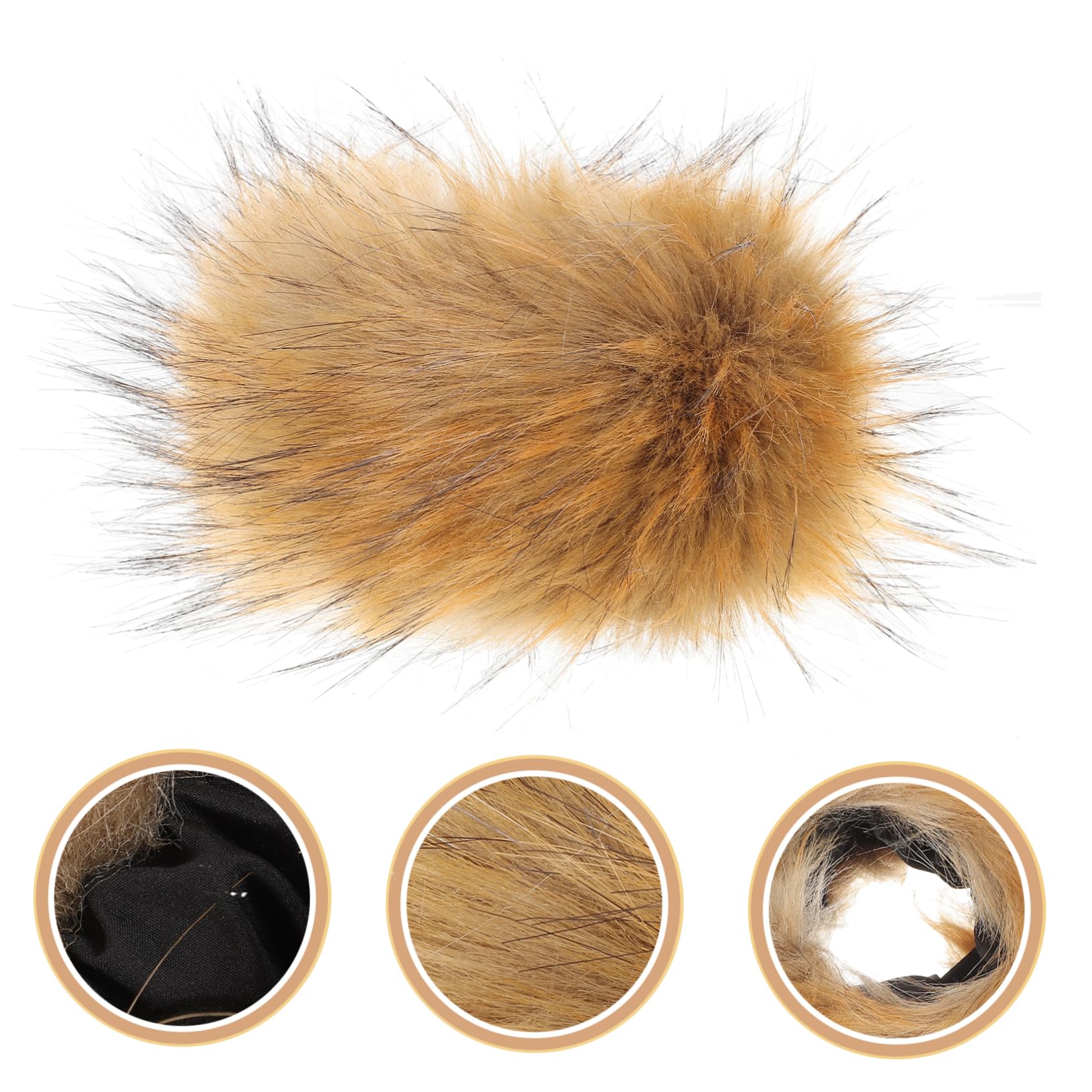 TOGEVAL Fuzzy Hand Cuffs Set Winter Furry Wrist Cuff for Women Girls Christmas Wrist Cuff Warmers