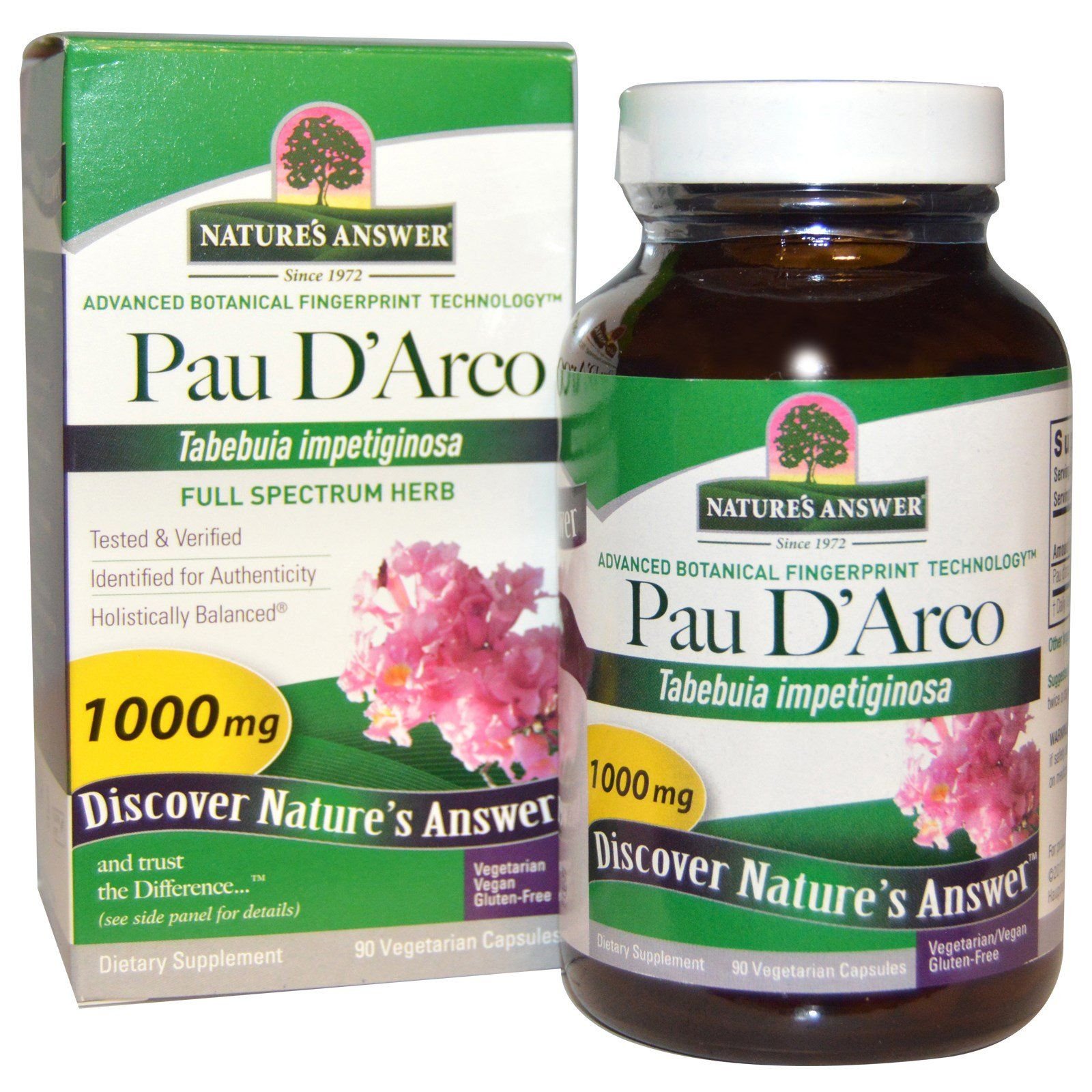 Amazon.com: Nature's Answer Pau D'Arco Inner Bark | Supports