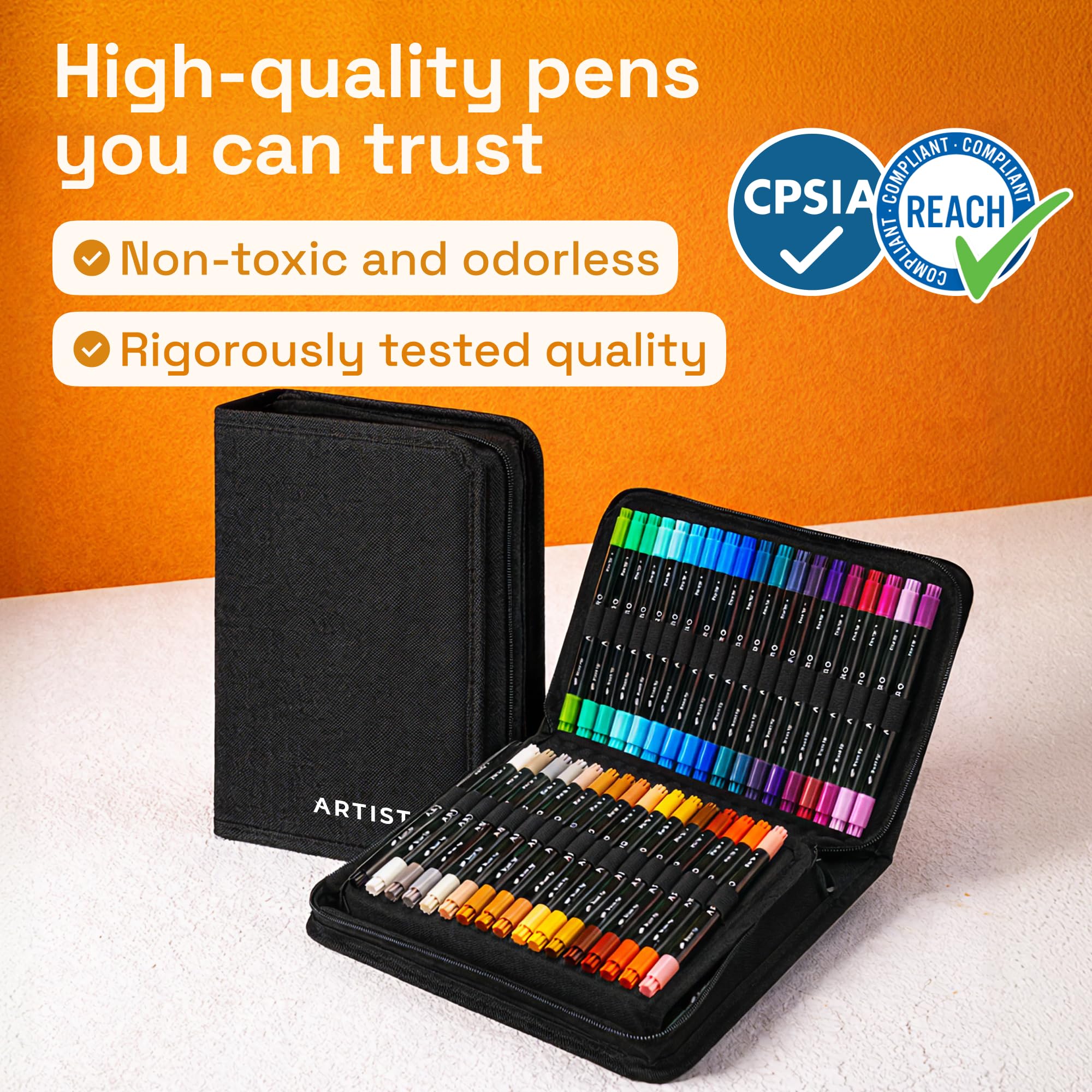 ARTISTRO Acrylic Paint Markers - 72 Colors -9