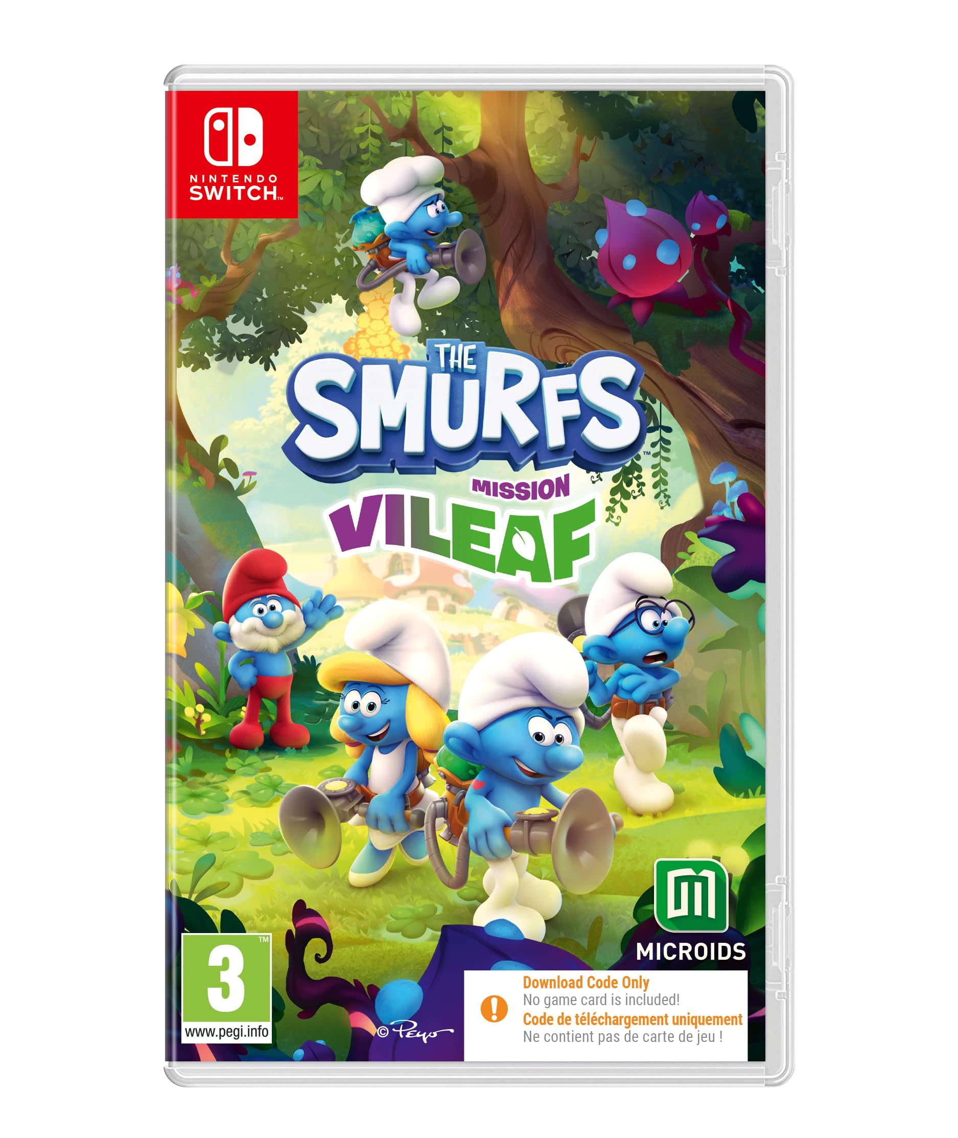 The Smurfs: Mission ViLeaf - Nintendo Switch - Code-In-A-Box
