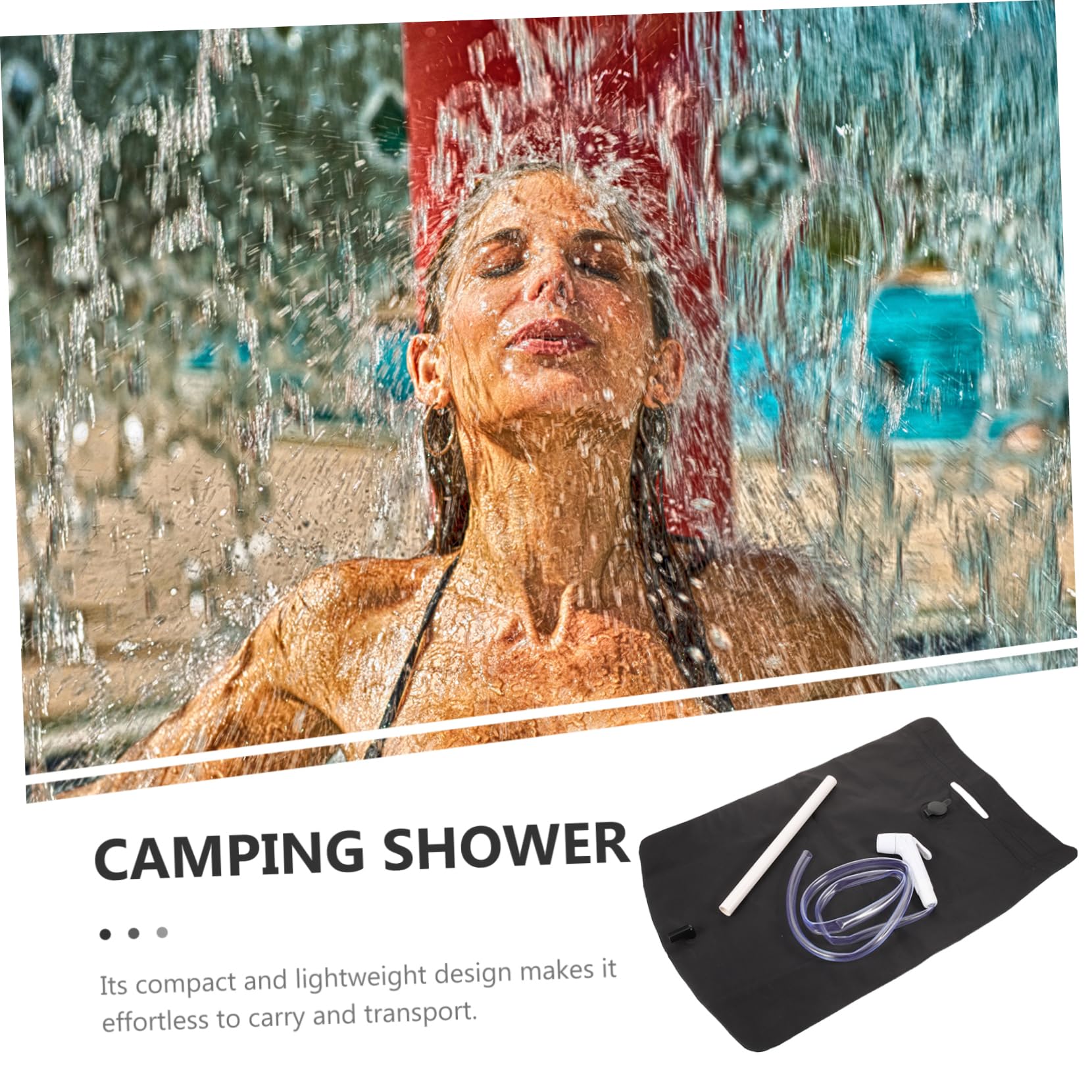 HANABASS Essential Camping Supplies Portable Shower for Clean Outdoor Adventures