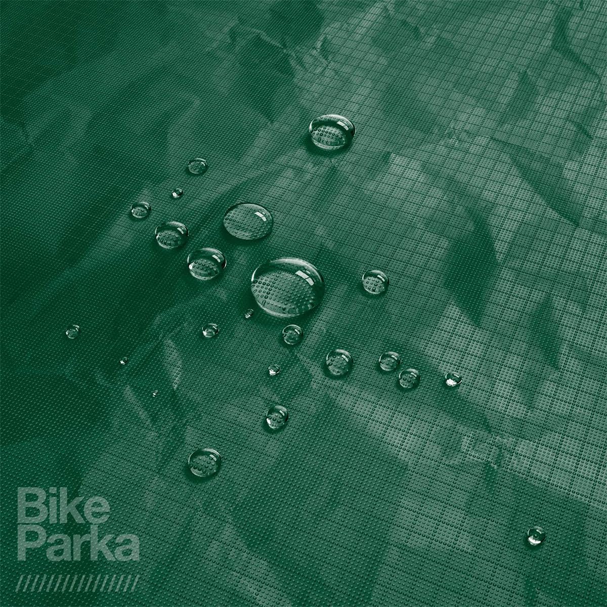 BikeParka STASH Housse imperméable pour vélo Vert forêt