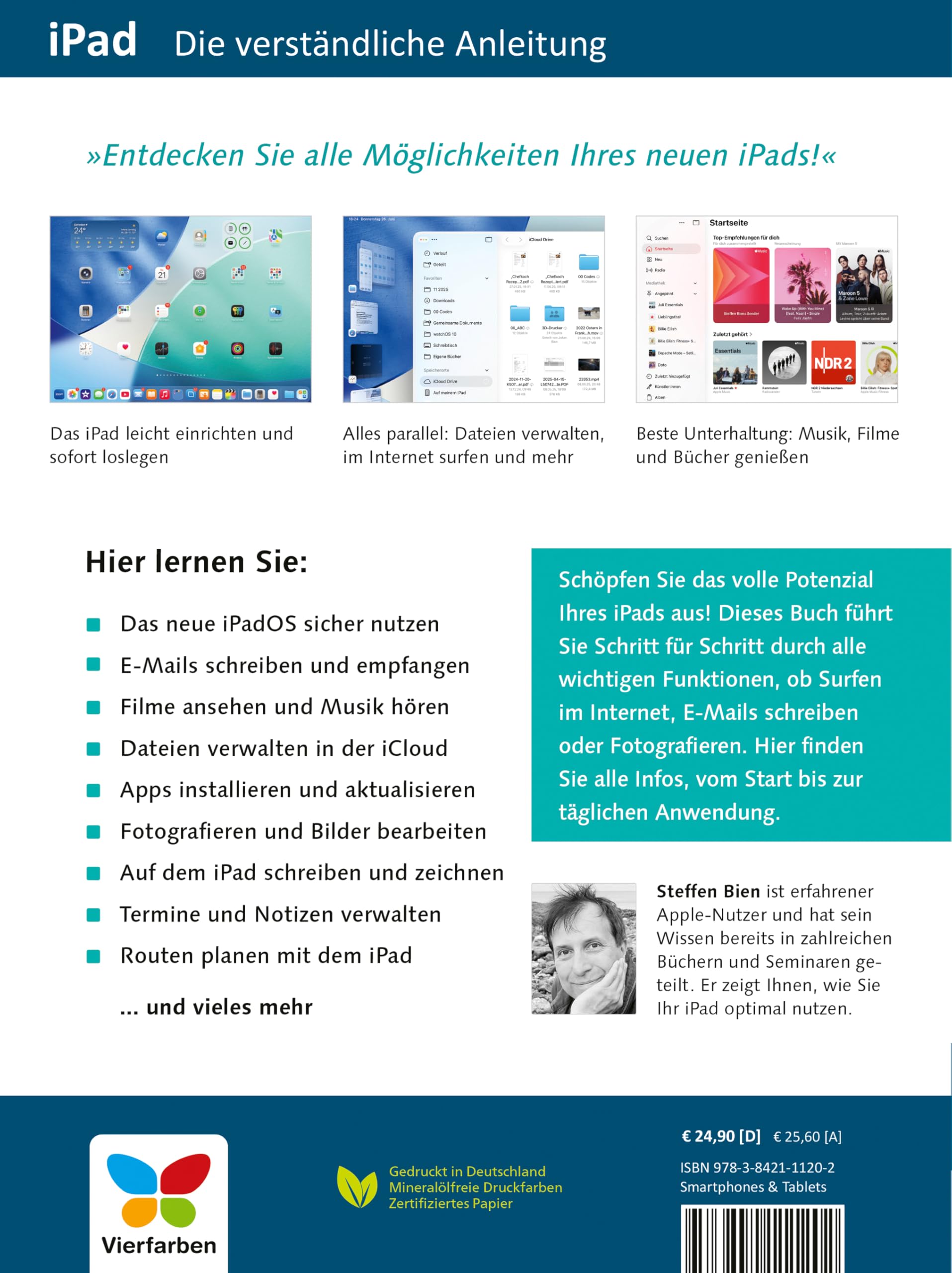 iPad: Alle Funktionen Schritt für Schritt erklärt. Für iPad, iPad Air & iPad Pro. Aktuell zu iPadOS 26