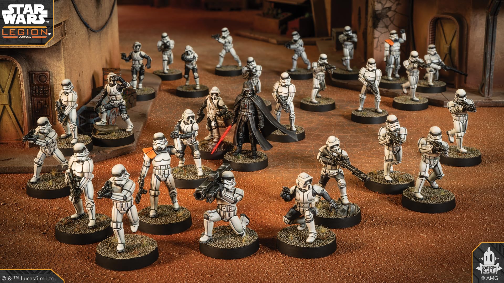 Asmodee Star Wars Legión: Galactic Empire Starter Set, Juego de Miniaturas