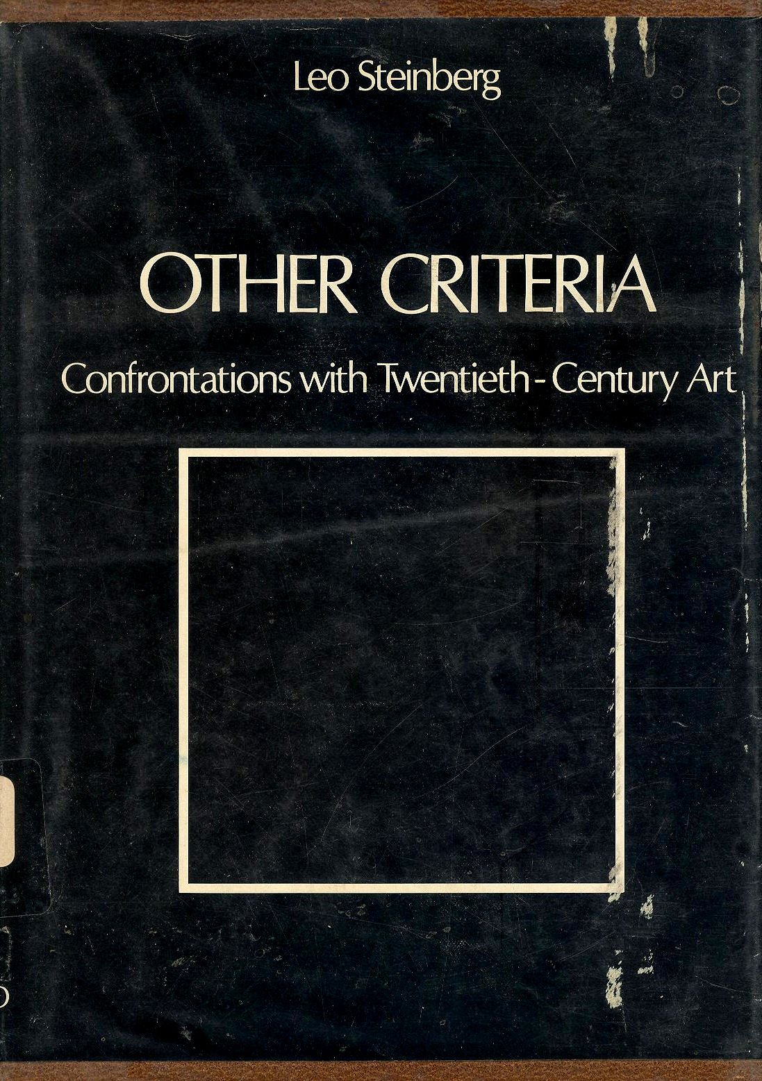 Other Criteria Confrontations Art essai histoire de l'art broché