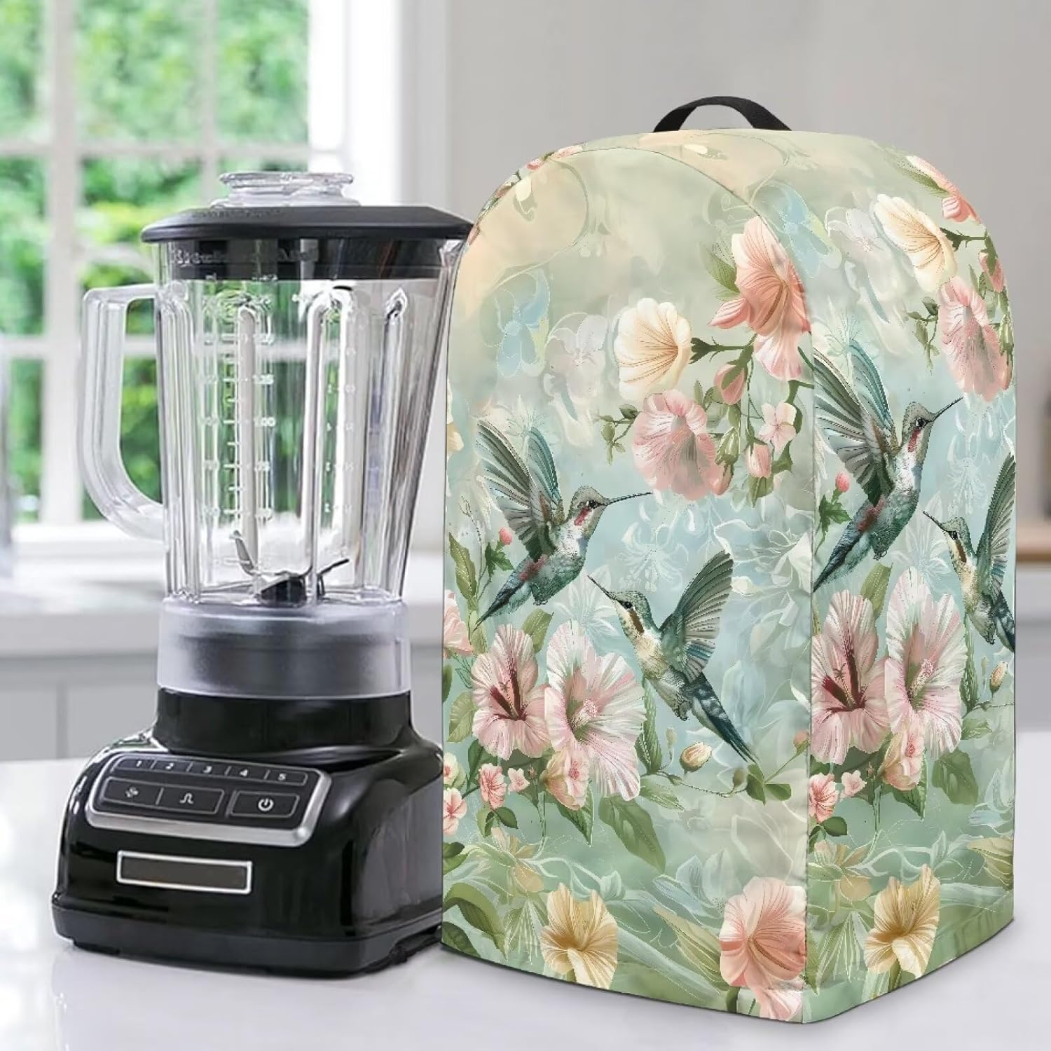 Hummingbird Kitchen Blender Dust Cover For Kitchen Appliance,Air Fryer Dust Cover with Drawstring and Handle Hummingbird Kitchen Blender Dust Cover For Kitchen Appliance,Air Fryer Dust Cover with Drawstring and Handle
