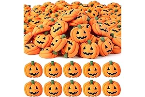 Haunted Pumpkin Felties: 60 Resin Charms for Your Nightmarish Delights