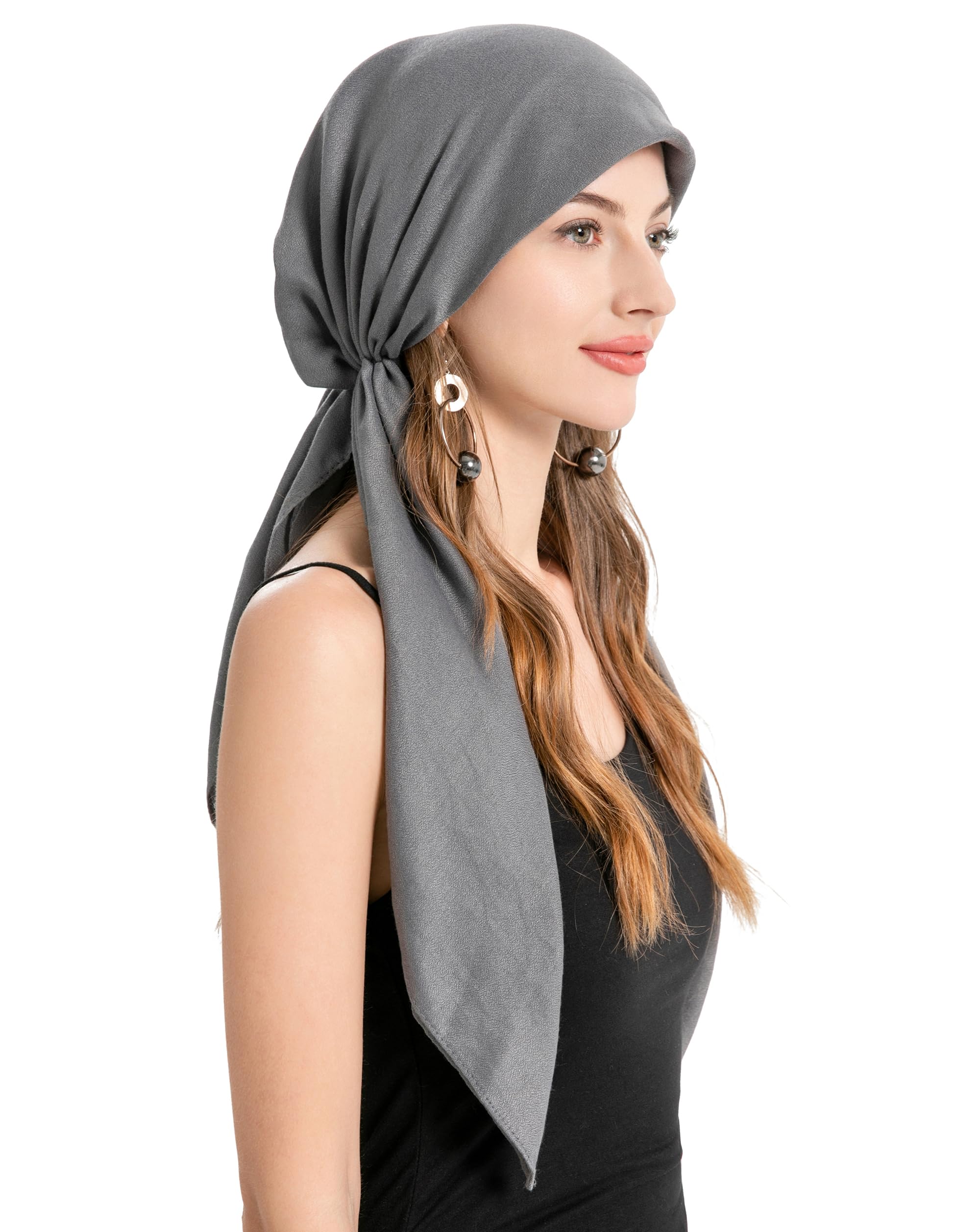 ZLYC Damen Chemo Turban Mütze Headwraps Leichte Beanie Hut