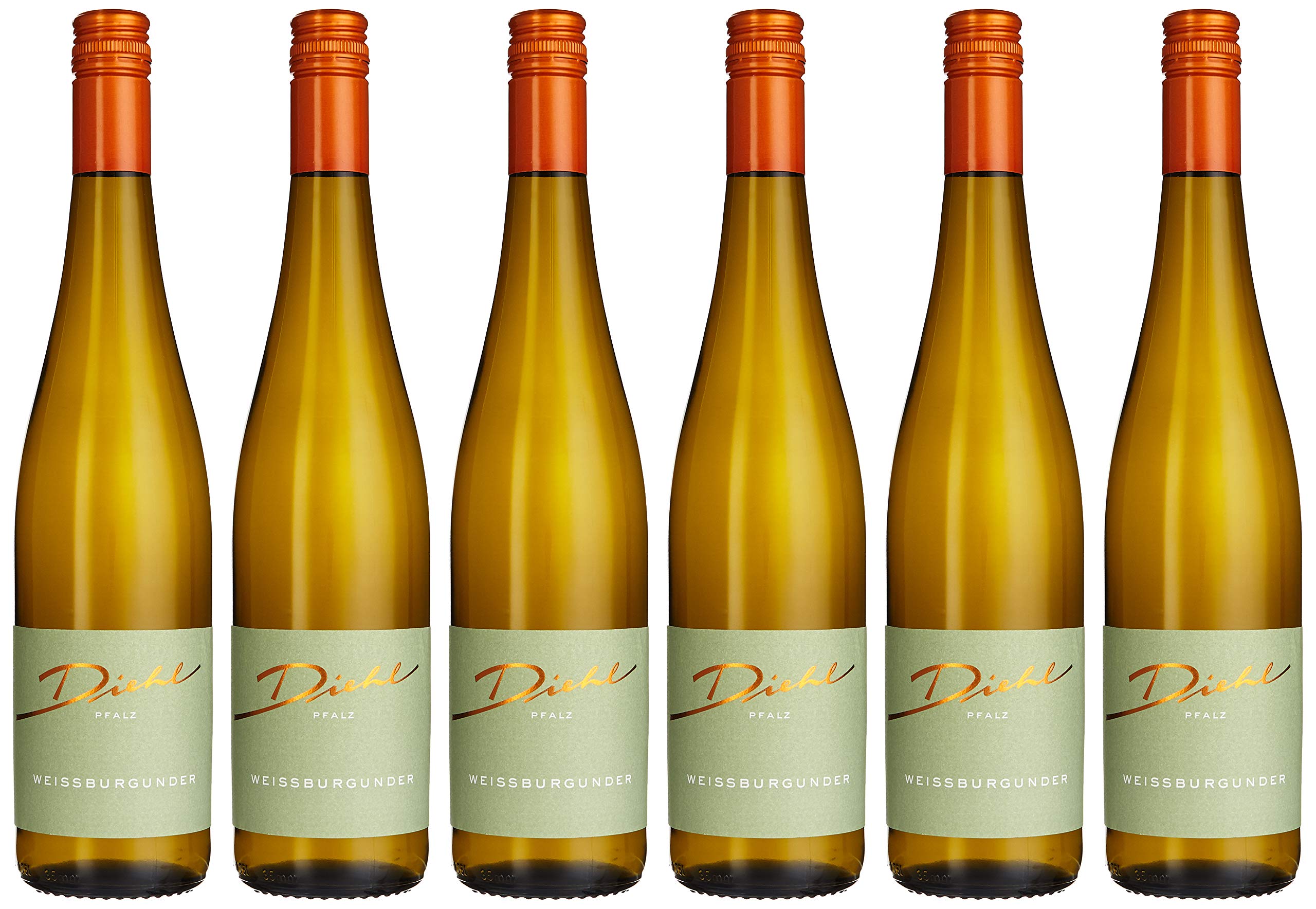 Weingut Diehl Weißburgunder – Trockener Weißwein aus der Wein-Region Pfalz (6 x 0,75l)