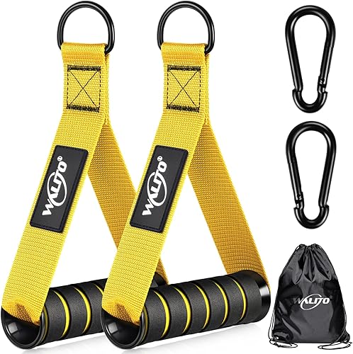 WALITO Asas de ejercicio, accesorios de máquina de cable de repuesto para equipos de gimnasio en casa, sistema de poleas, pilates, bandas de