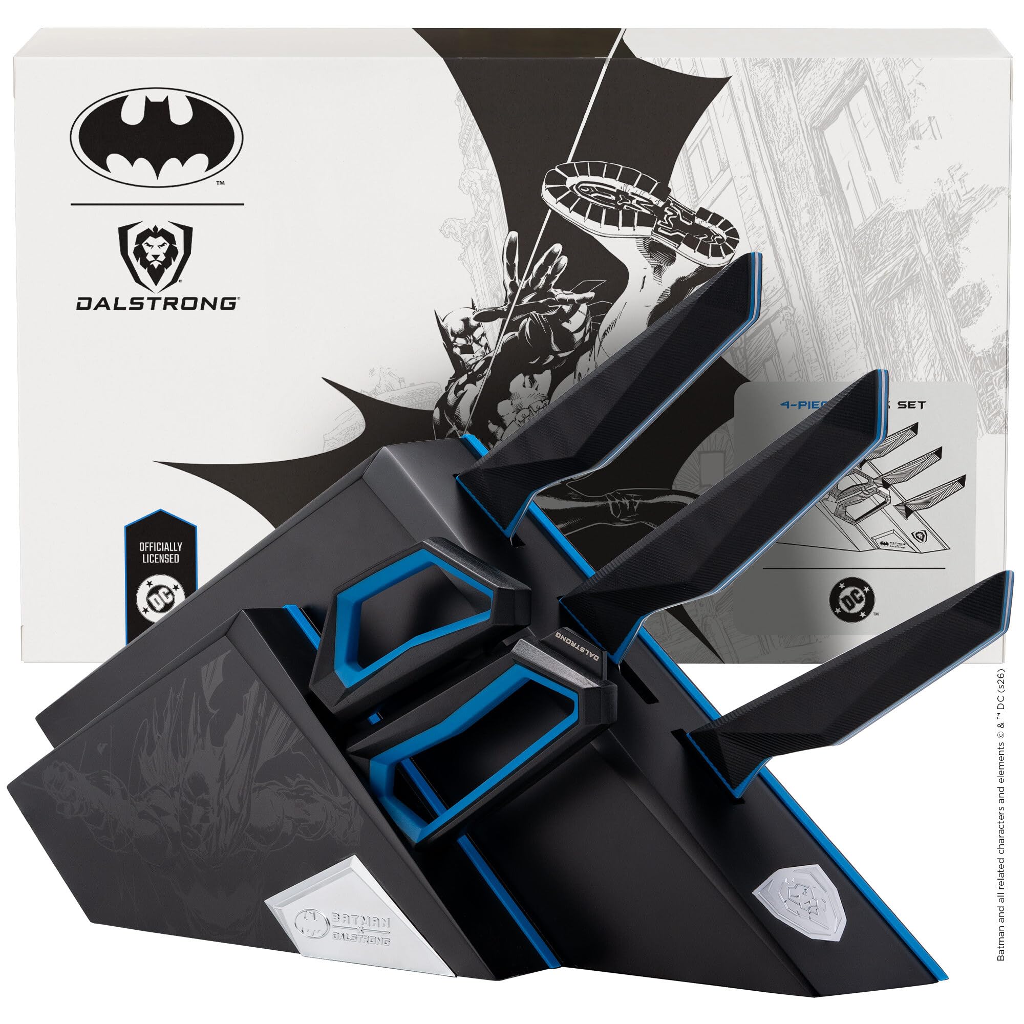Dalstrong 8" Chef Knife - Batman™ Official Shadow Black DC Edition — Amazon image 11